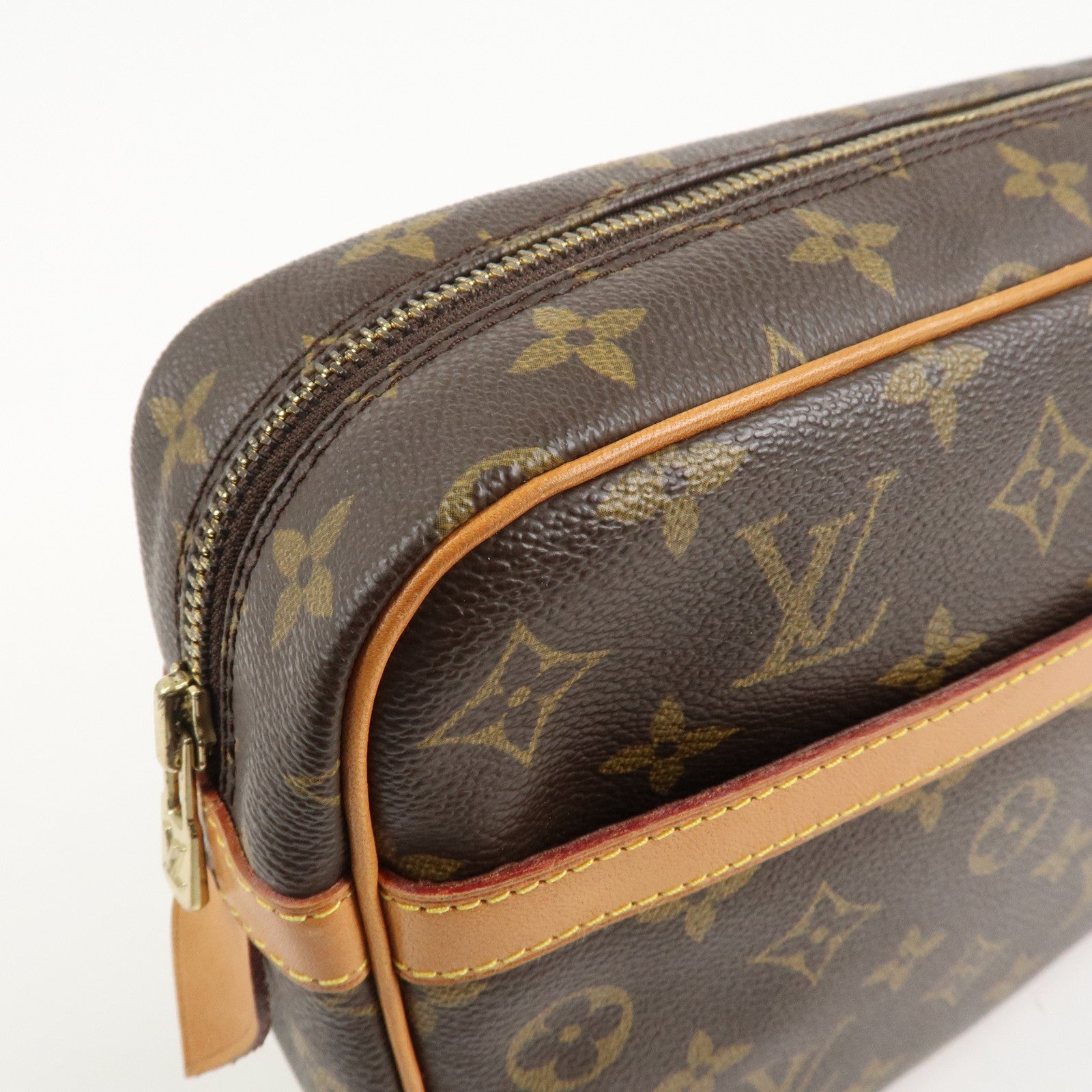 Louis Vuitton Monogram Compiegne 28 Pouch Clutch Bag M51845 Used