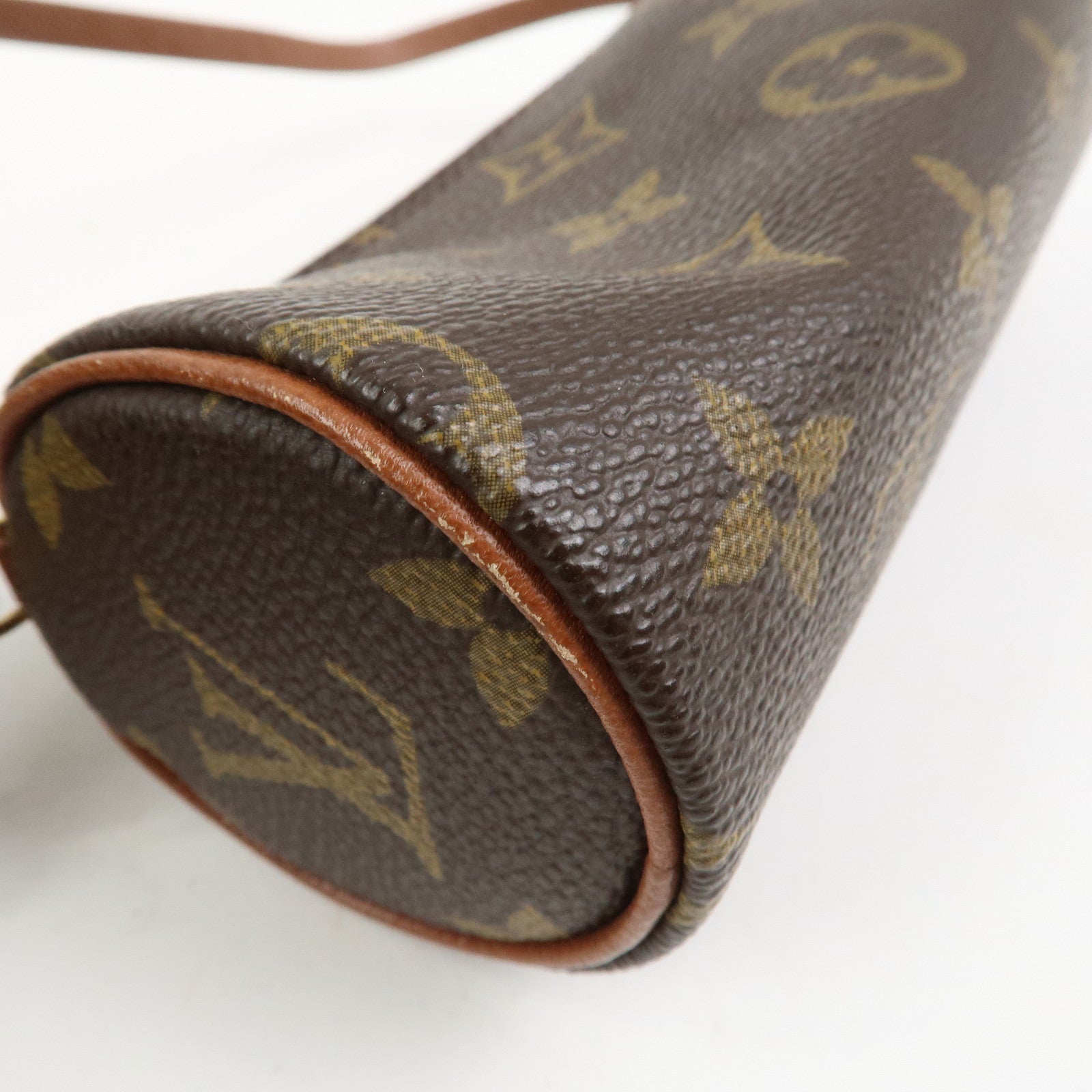 Louis Vuitton Monogram Mini Pouch for Papillon Bag Old Style Brown