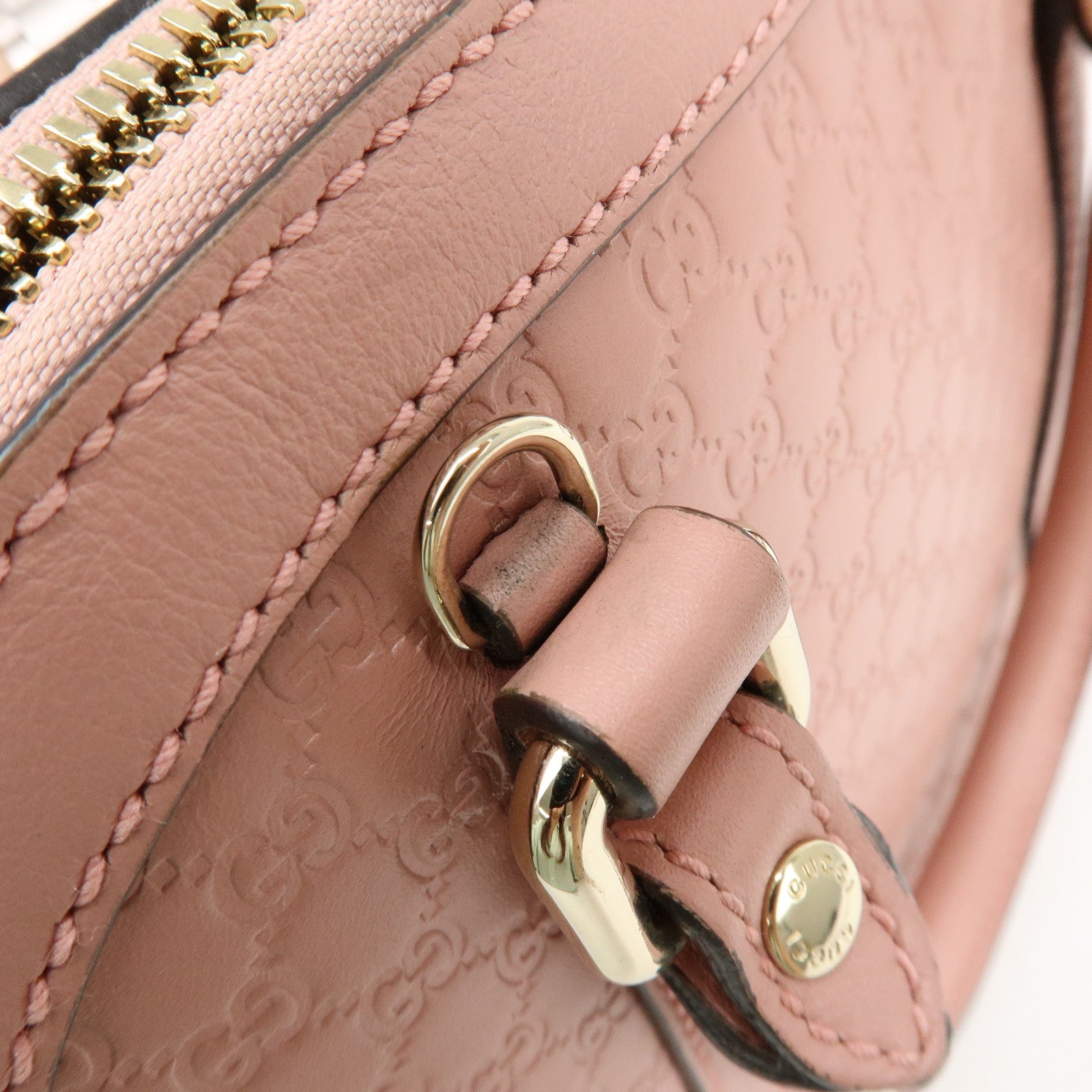 GUCCI Micro Guccisima Leather 2Way Bag Hand Bag Shoulder Bag 449654
