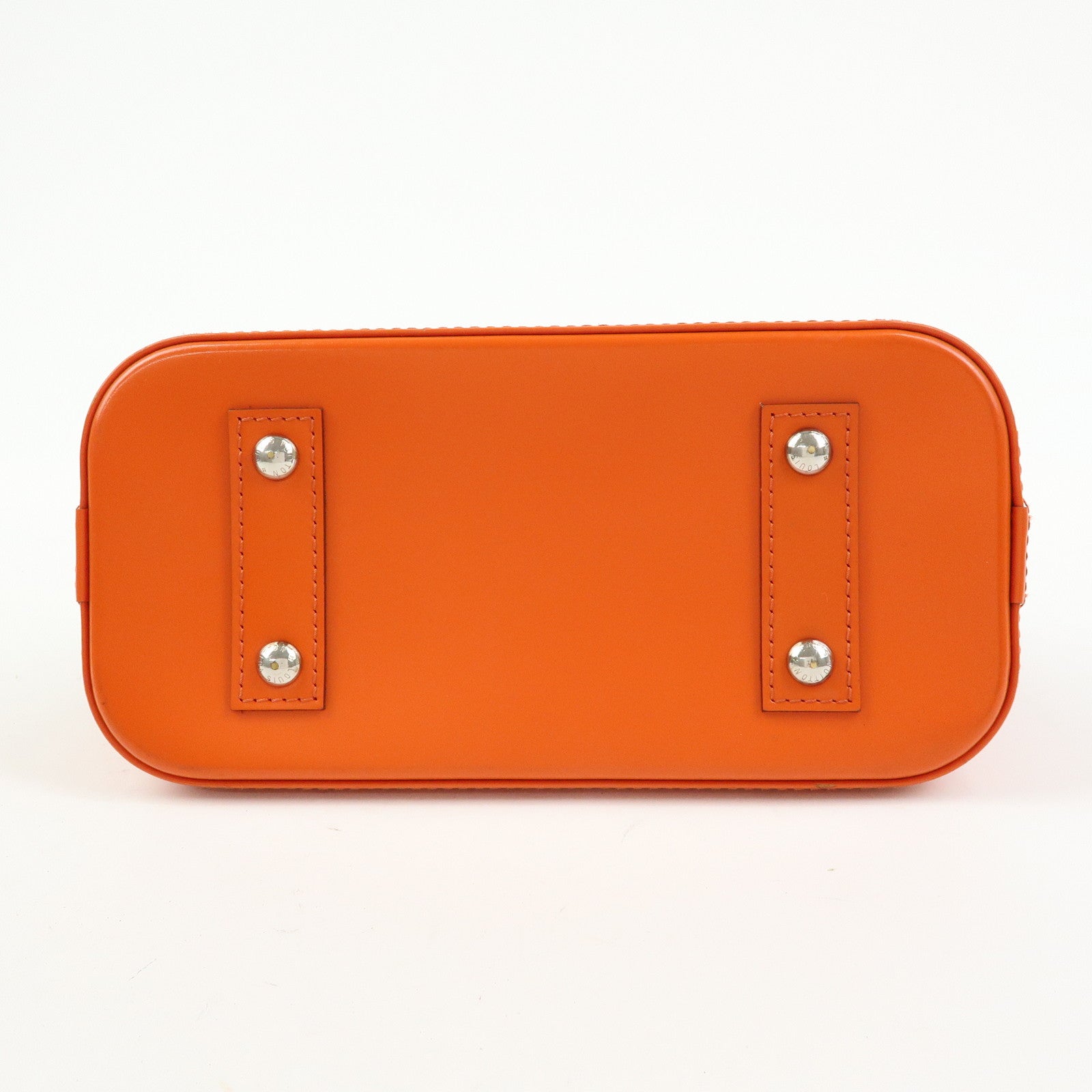 Louis Vuitton Epi Leather Alma BB 2Way Bag Hand Bag Orange M40854