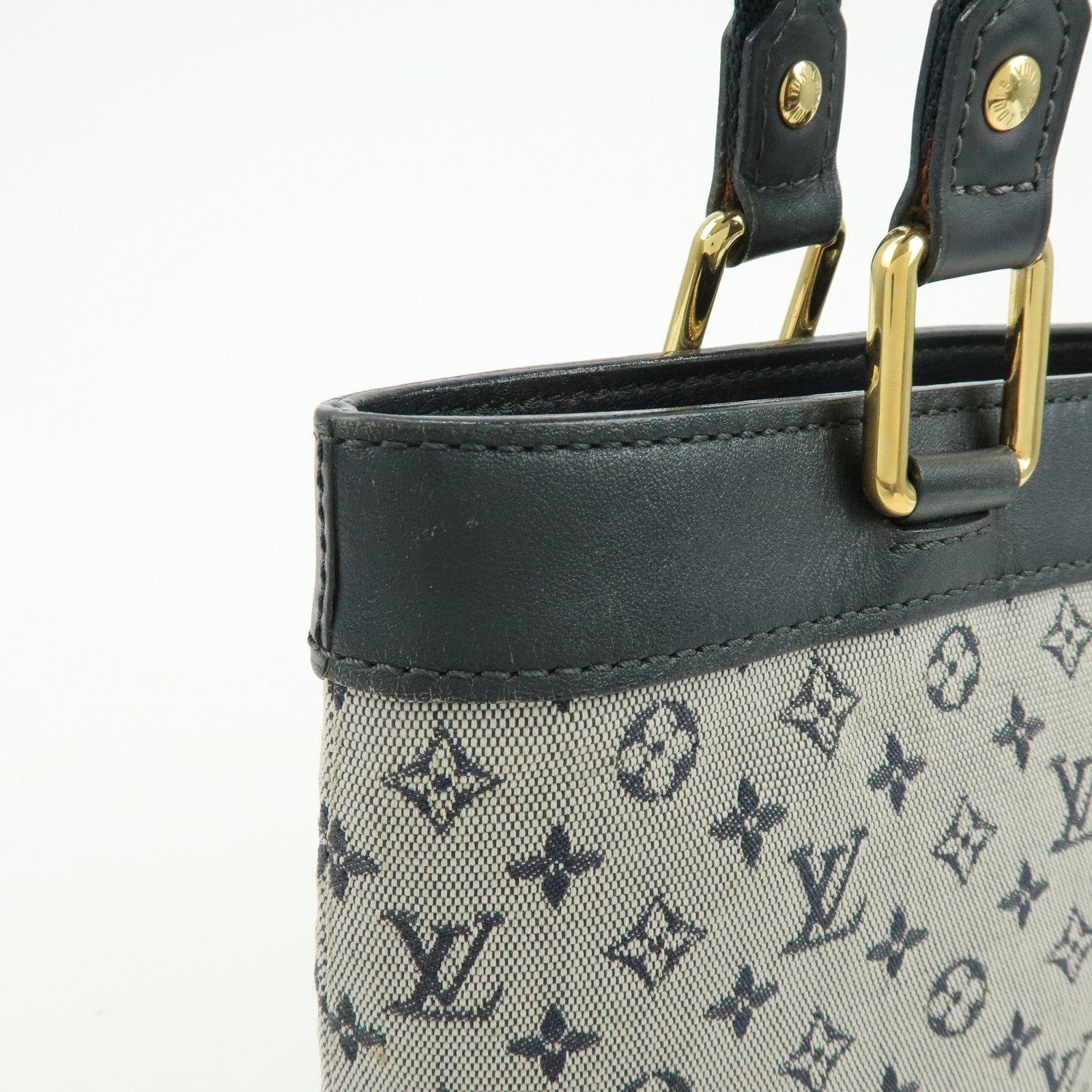 Louis Vuitton Monogram Mini Lucille PM Hand Bag Blue M92676