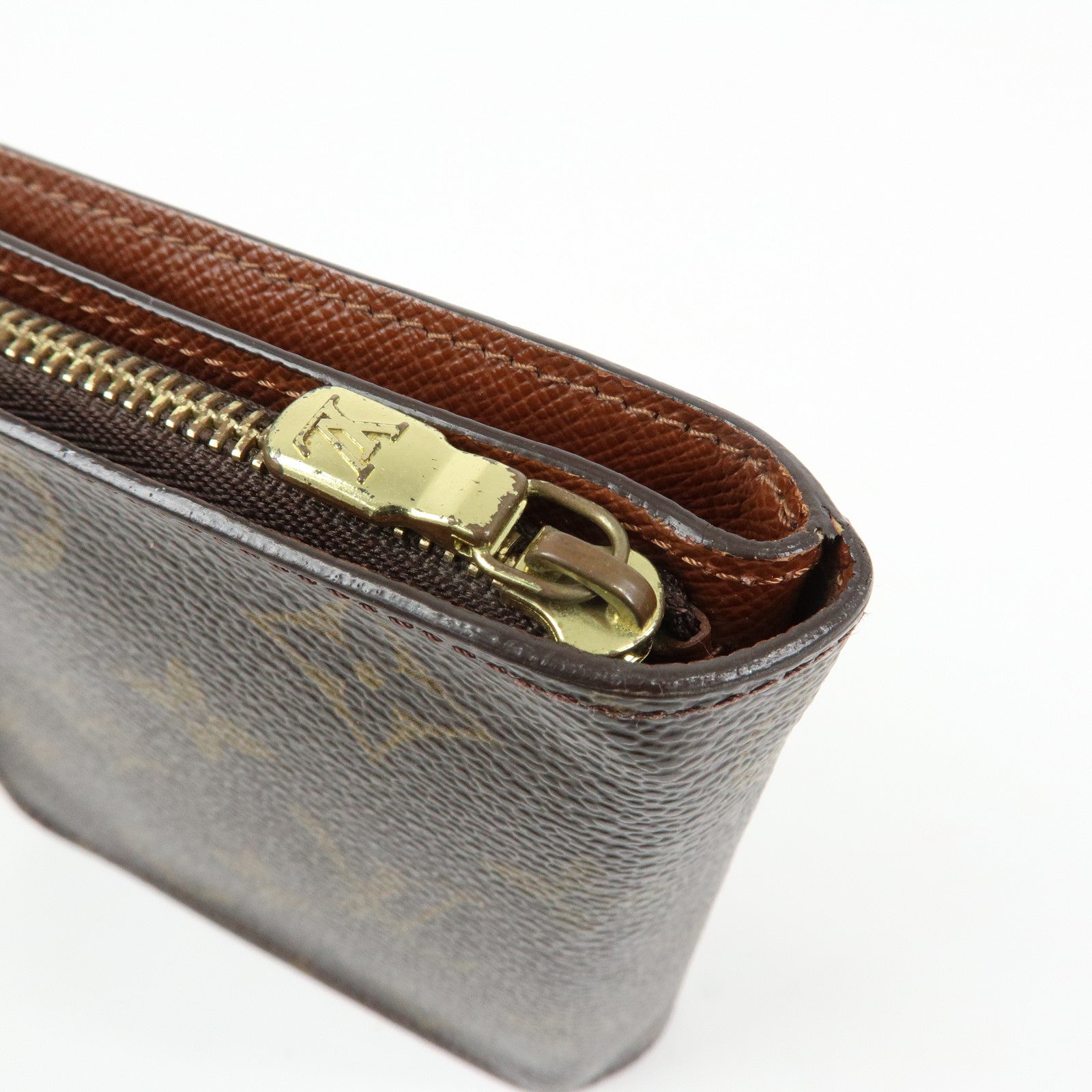 Louis Vuitton Monogram Compact Zippy Bi-fold Wallet Brown M61667
