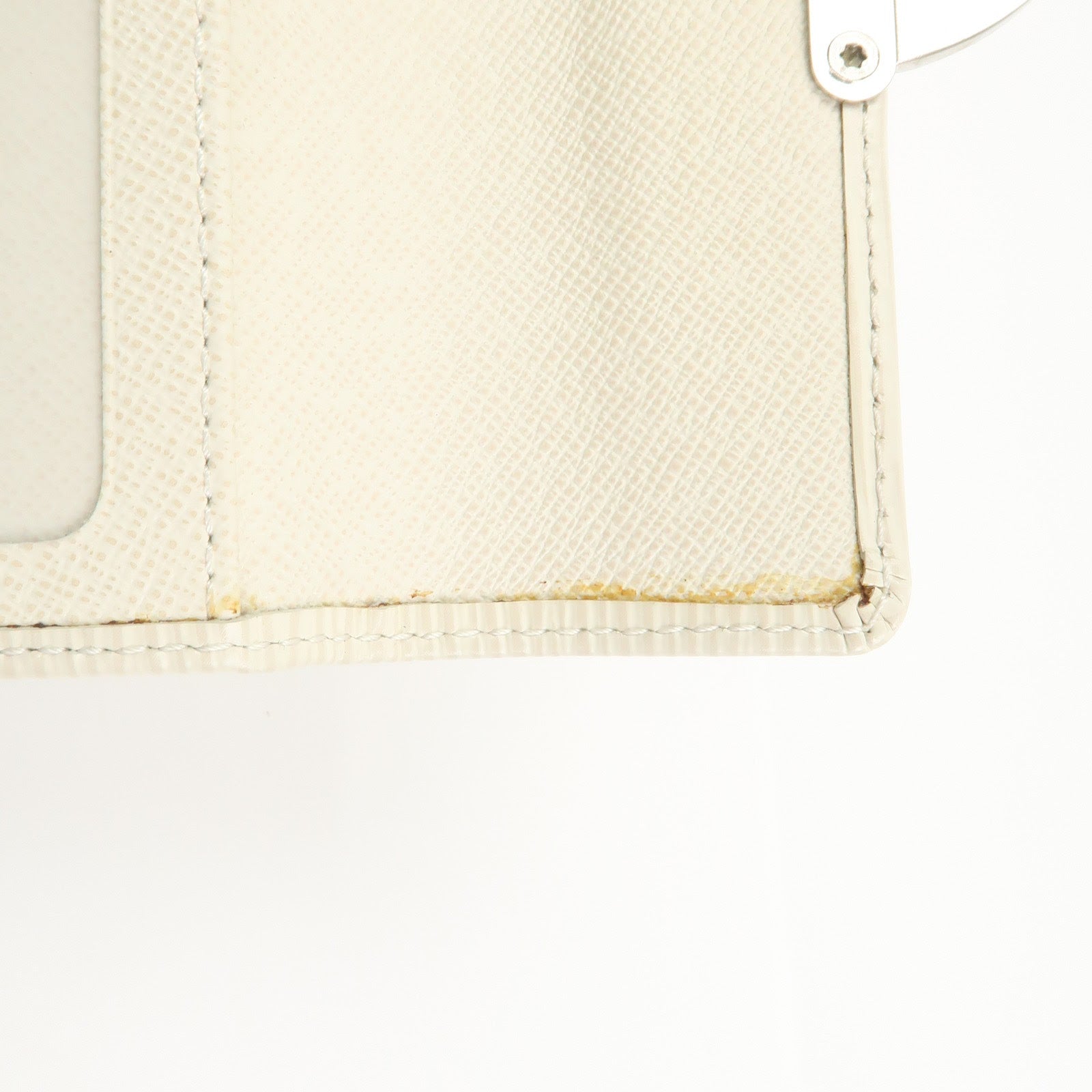 LLouis Vuitton Epi Portefeuille Koala Compact Wallet Ivoire M5801J