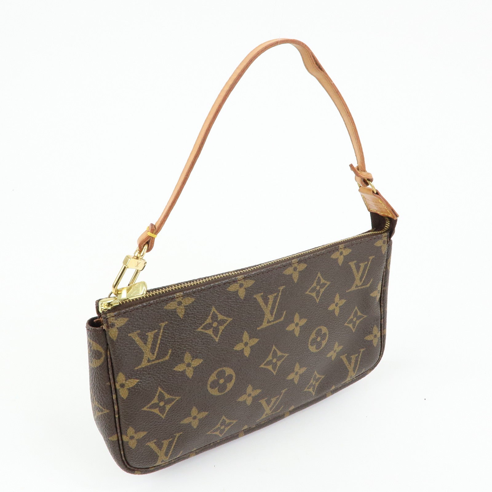 Louis Vuitton Monogram Pochette Accessoires Pouch Hand Bag M51980