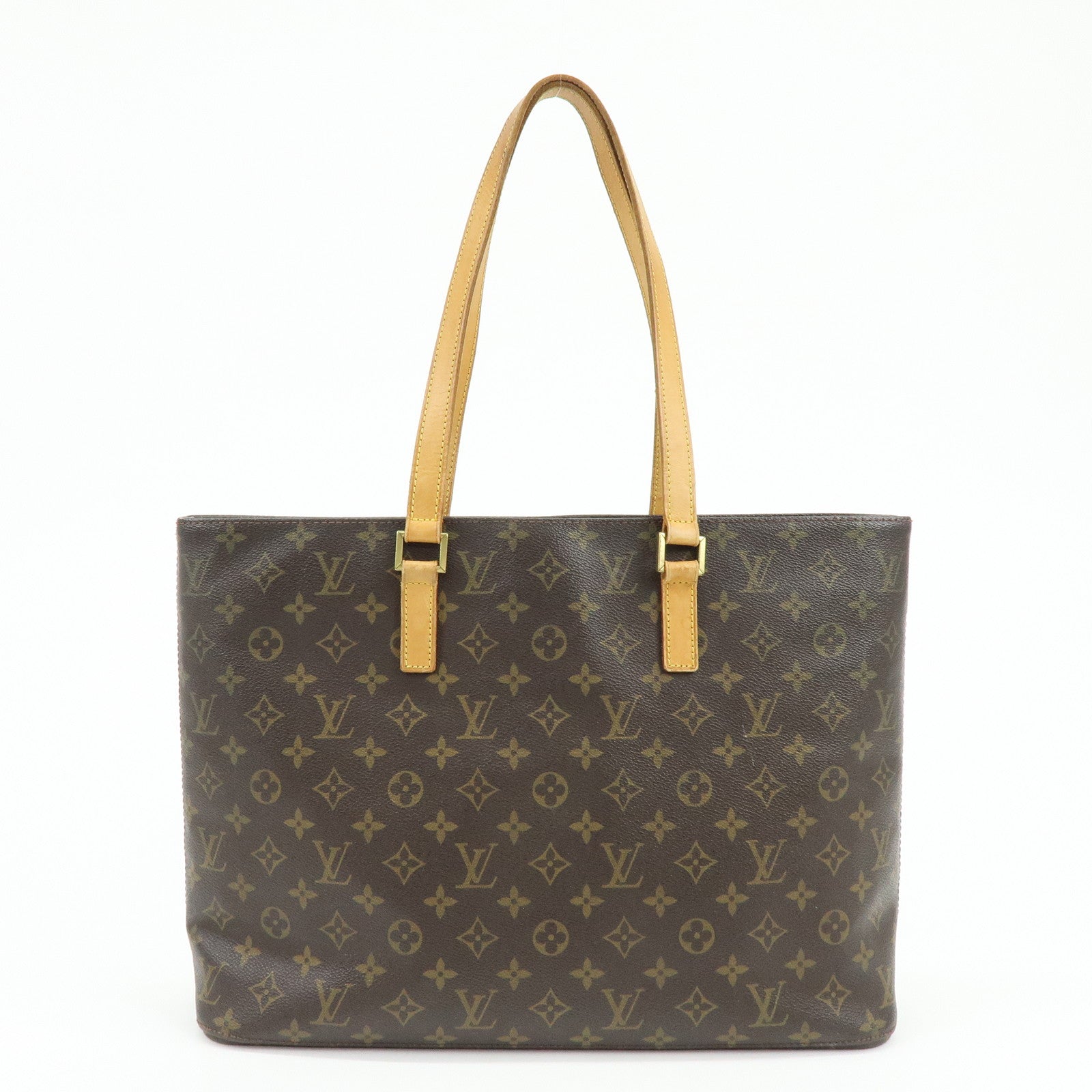 Louis Vuitton Monogram Luco Tote Bag Shoulder Bag Brown M51155