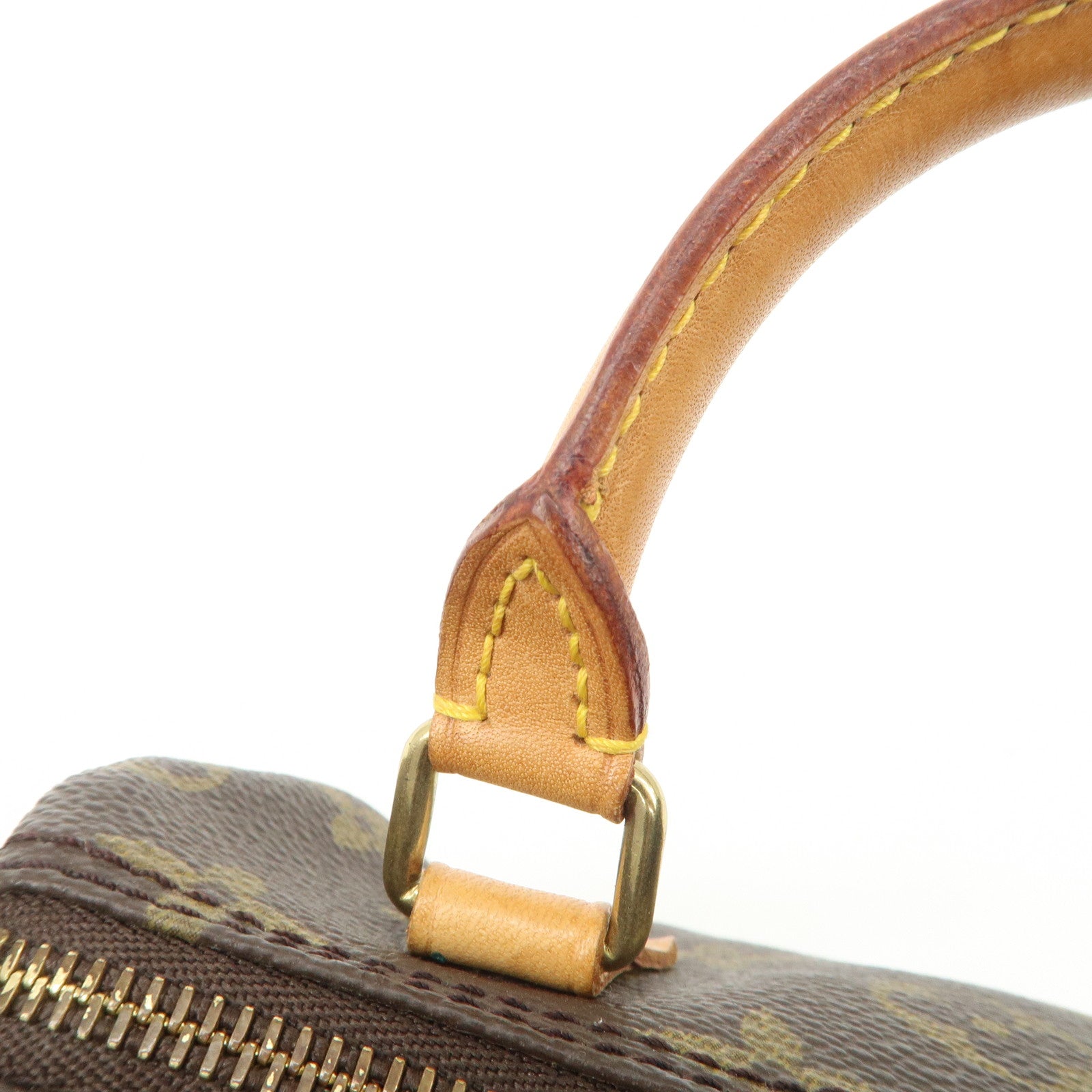 Louis Vuitton Monogram Canvas Mini Speedy Hand Bag Brown M41534