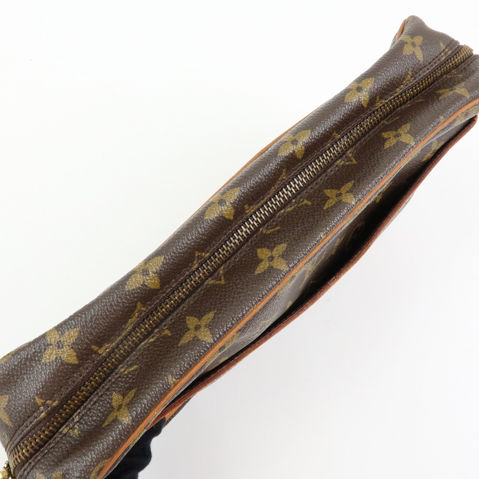 Louis Vuitton Monogram Compiegne 28 Pouch Clutch Bag Brown M51845