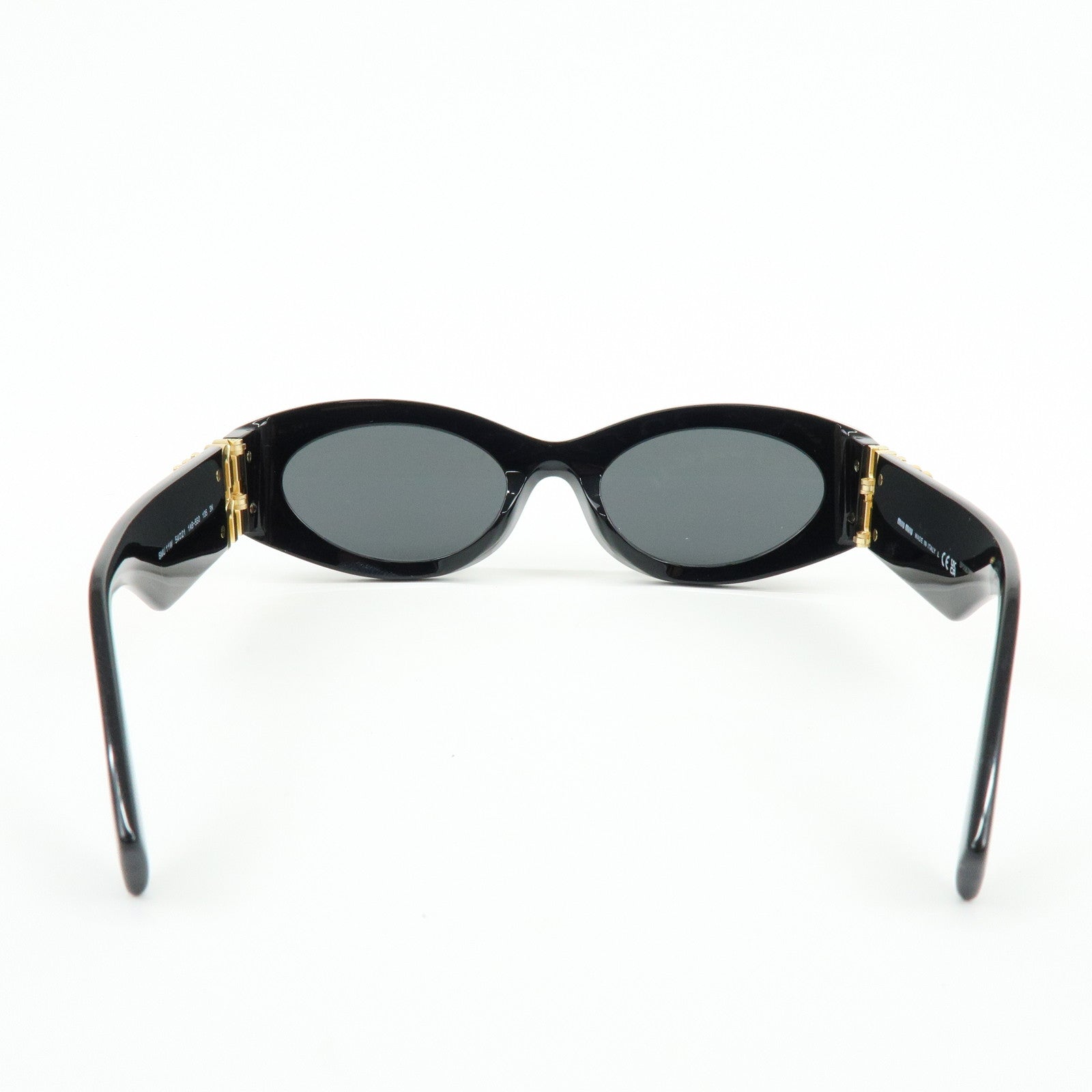 MIU MIU Logo Plastic Sunglasses Black SMU 11W 54□211AB-5S0 135 3N