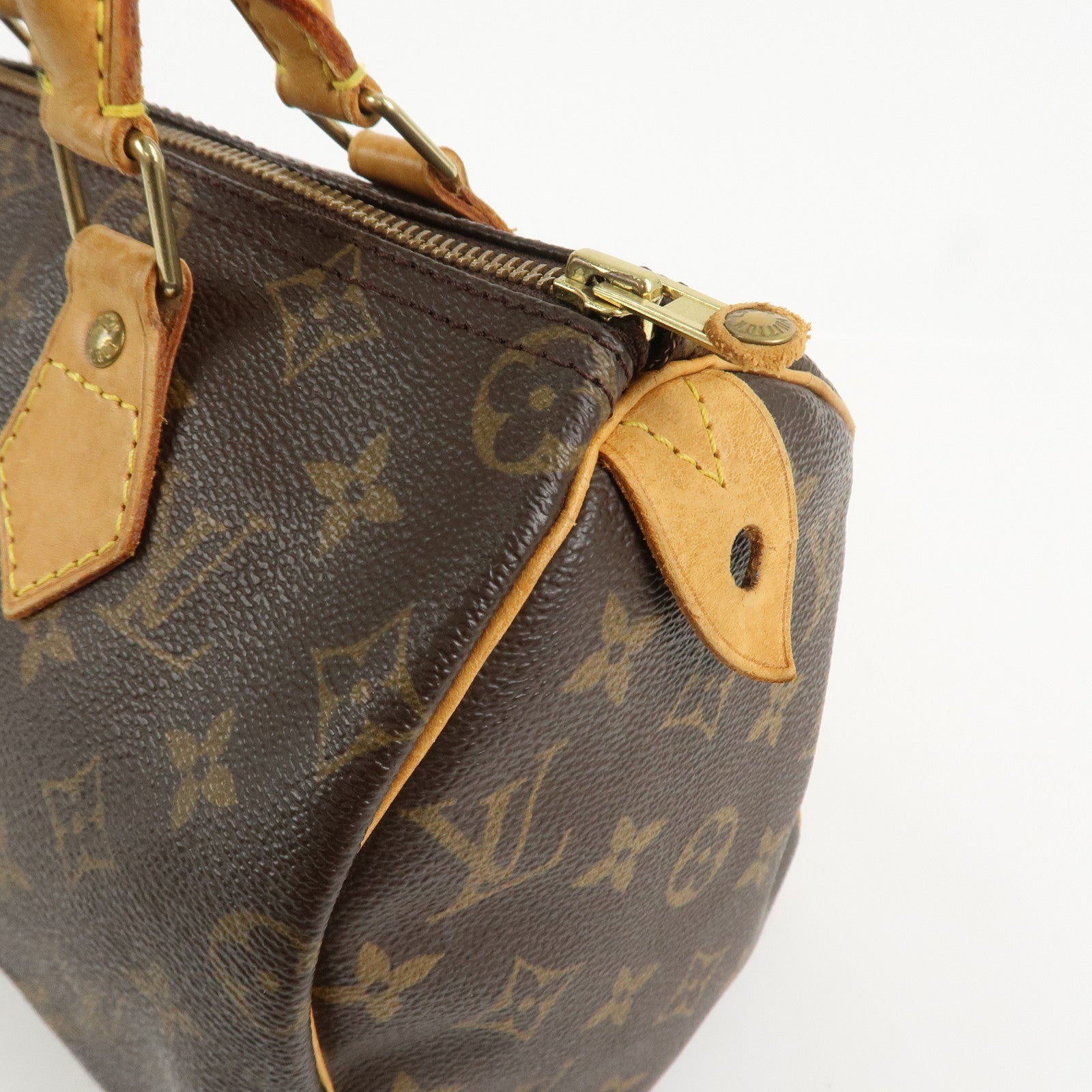 Louis Vuitton Monogram Speedy 25 Boston Bag Hand Bag Brown M41528