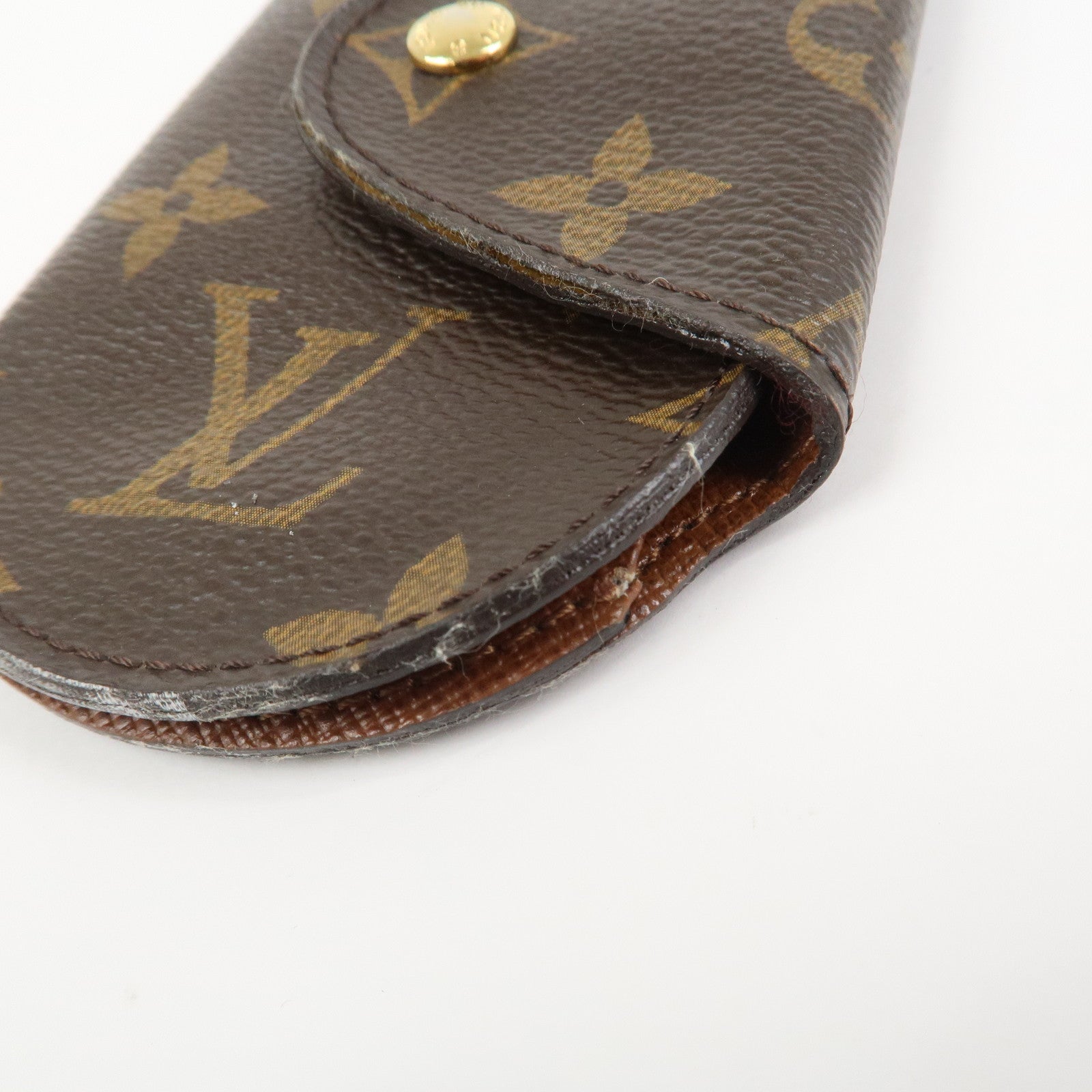 Louis Vuitton Monogram Rond GM Canvas Key Case Brown M60116