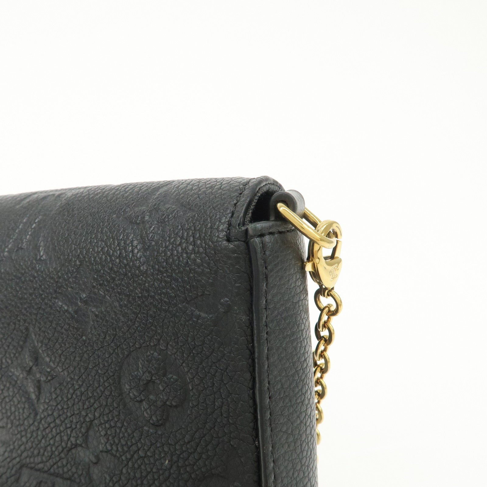 Louis Vuitton Monogram Empreinte Pochette Felicie Noir M82477