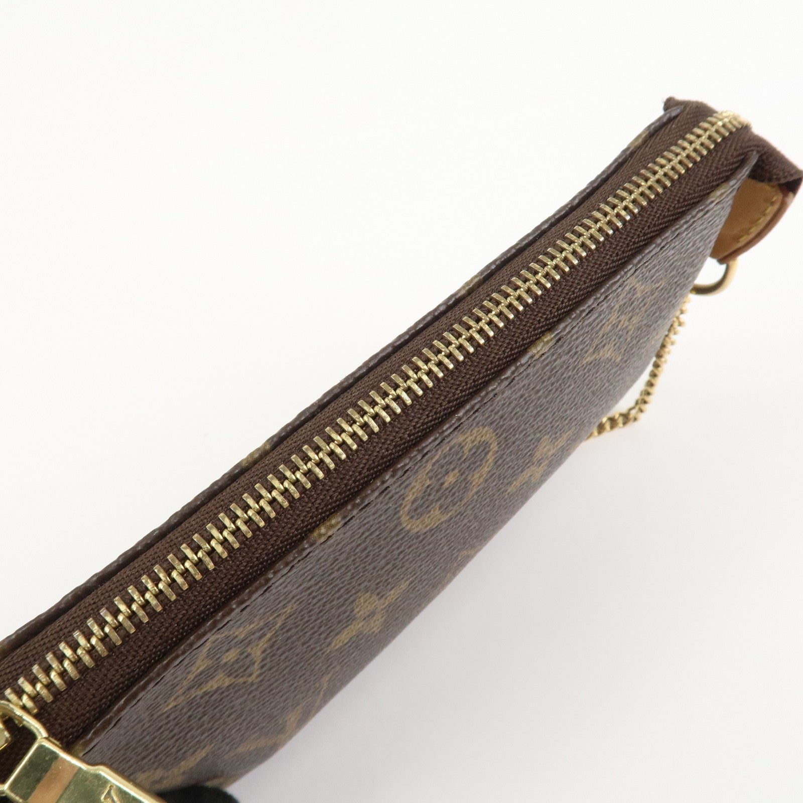 Louis Vuitton Monogram Mini Pochette Accessoires Hand Bag M58009