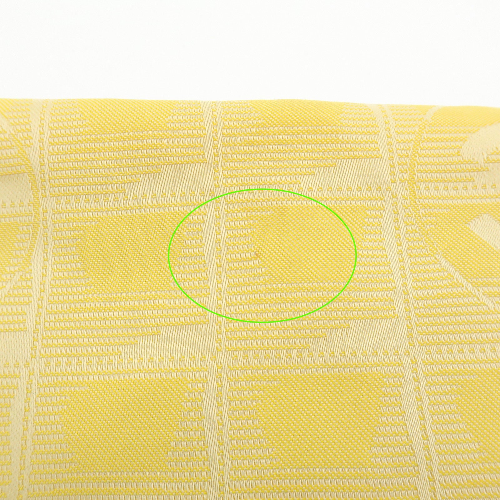 CHANEL New Travel Line Nylon Jacquard Leather Drum Bag Yellow