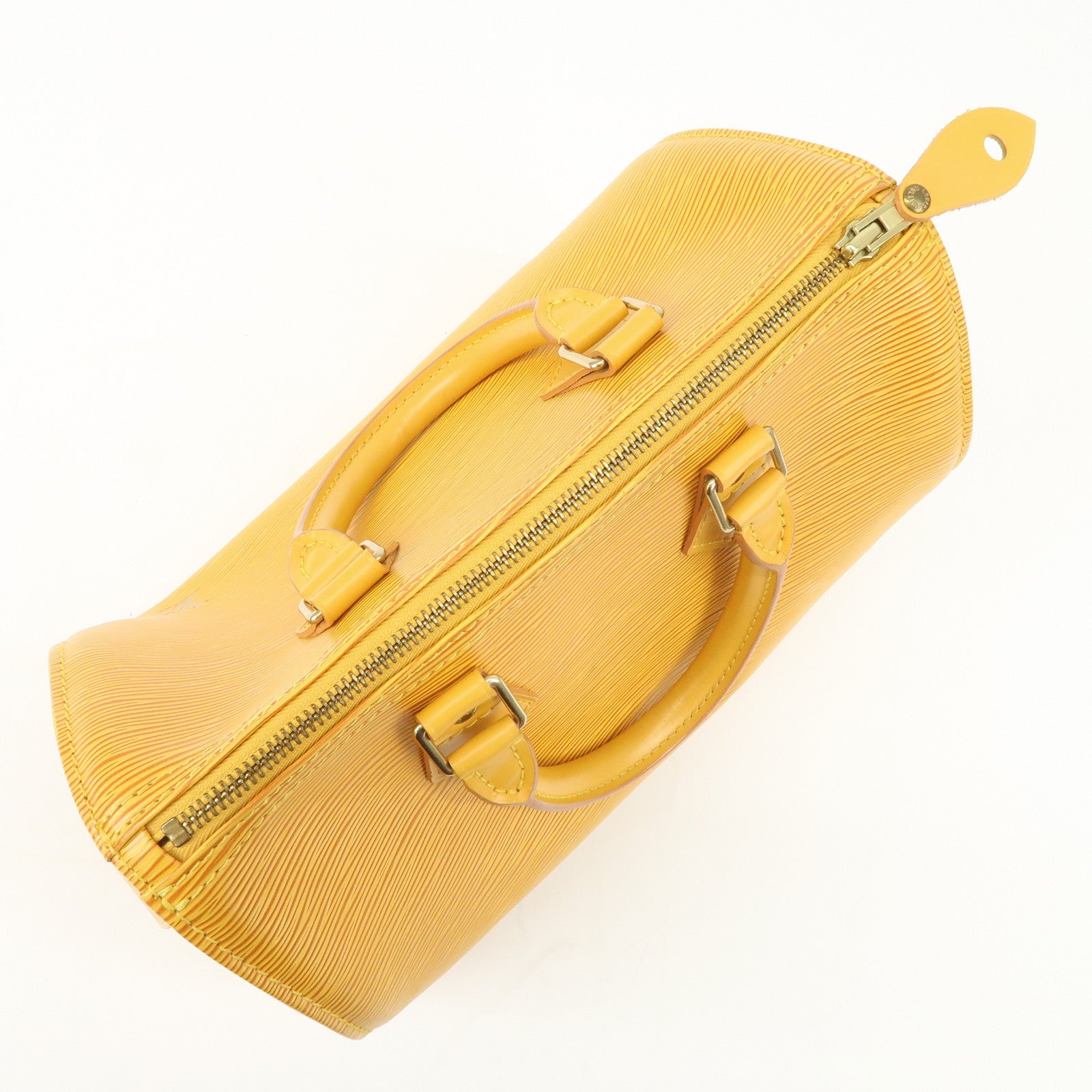 Louis Vuitton Epi Speedy 25 Boston Bag Hand Bag Yellow M43019