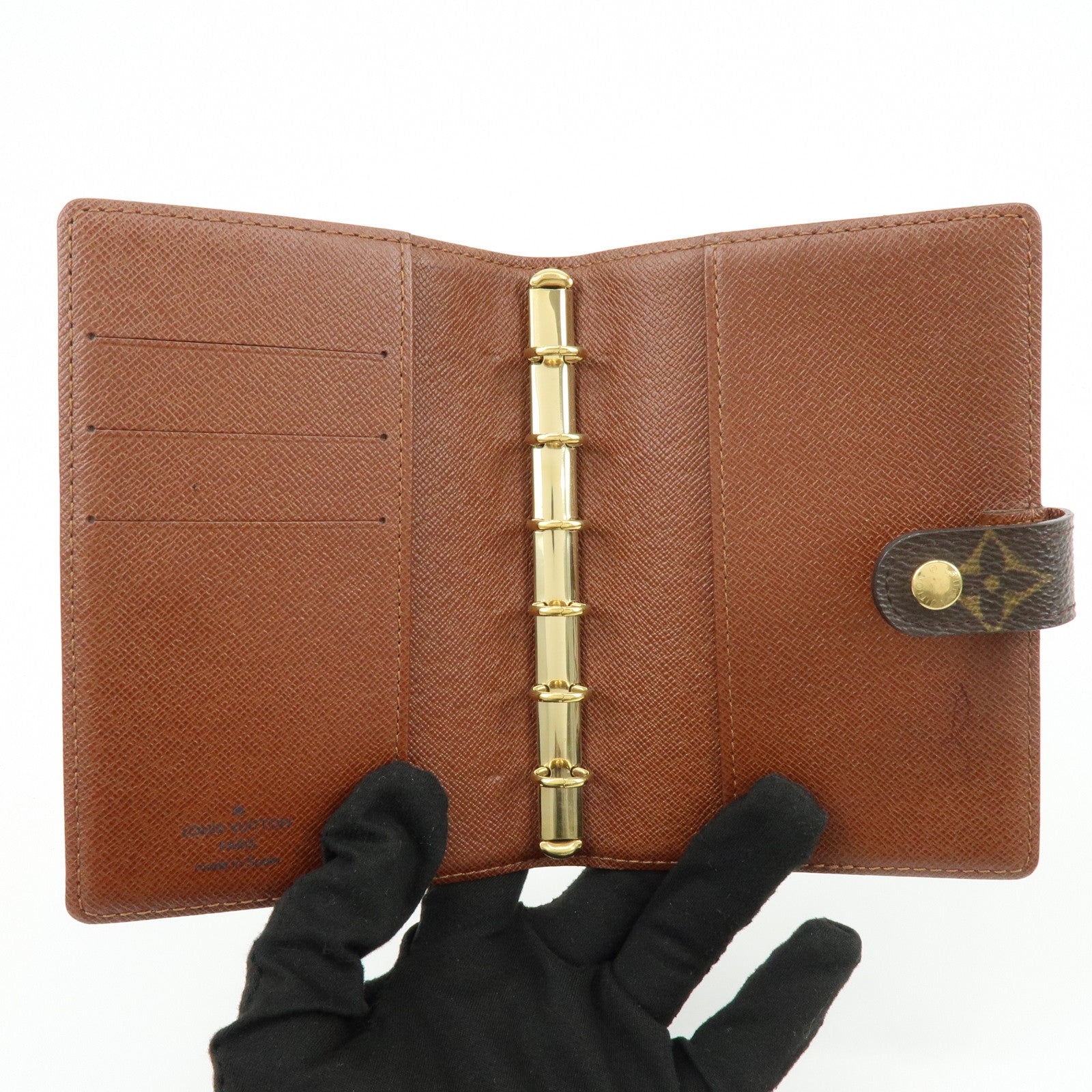 Louis Vuitton Monogram Agenda PM Planner Cover Brown R20005