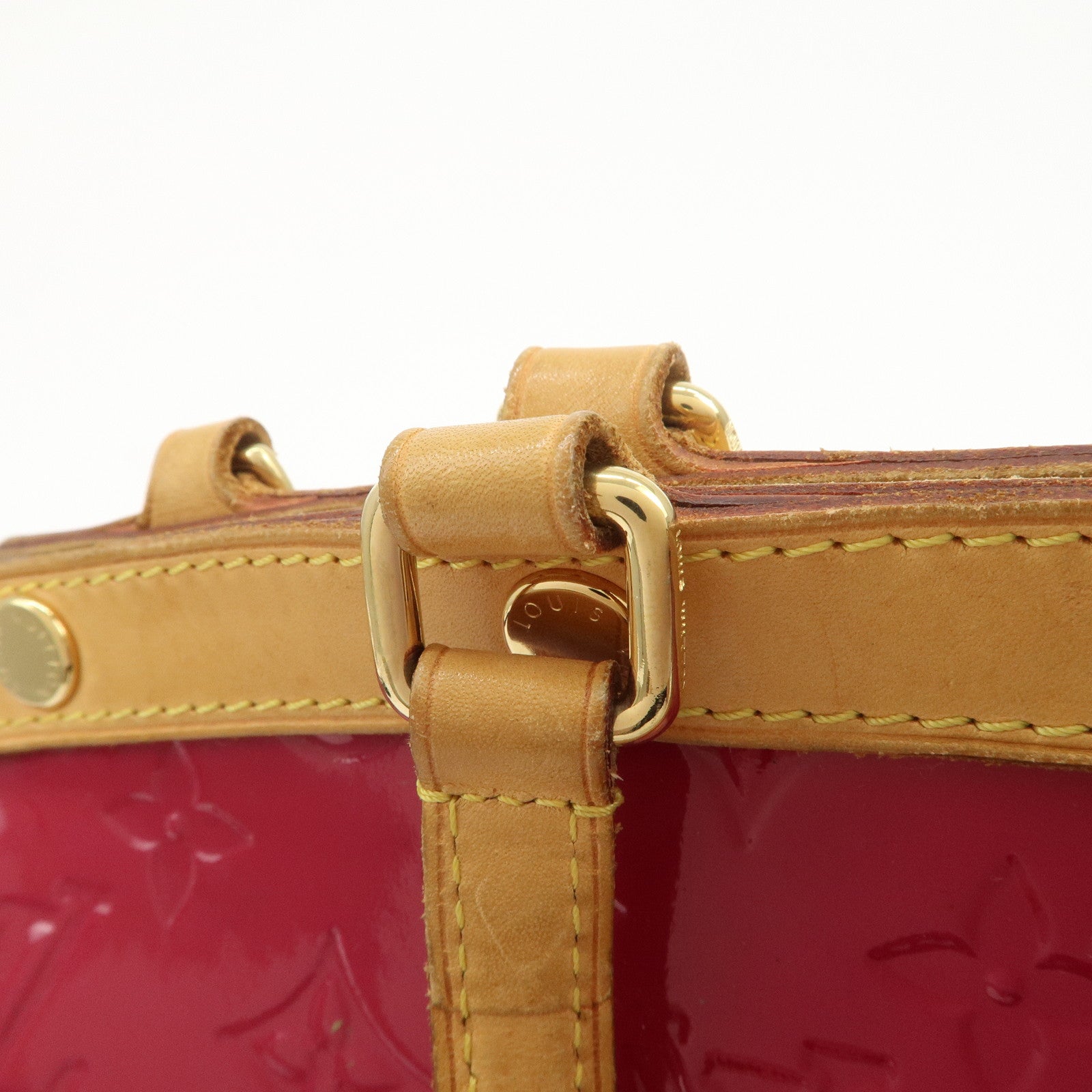 Louis Vuitton Vernis Brea MM 2Way Bag Hand Bag RoseIndien M91798