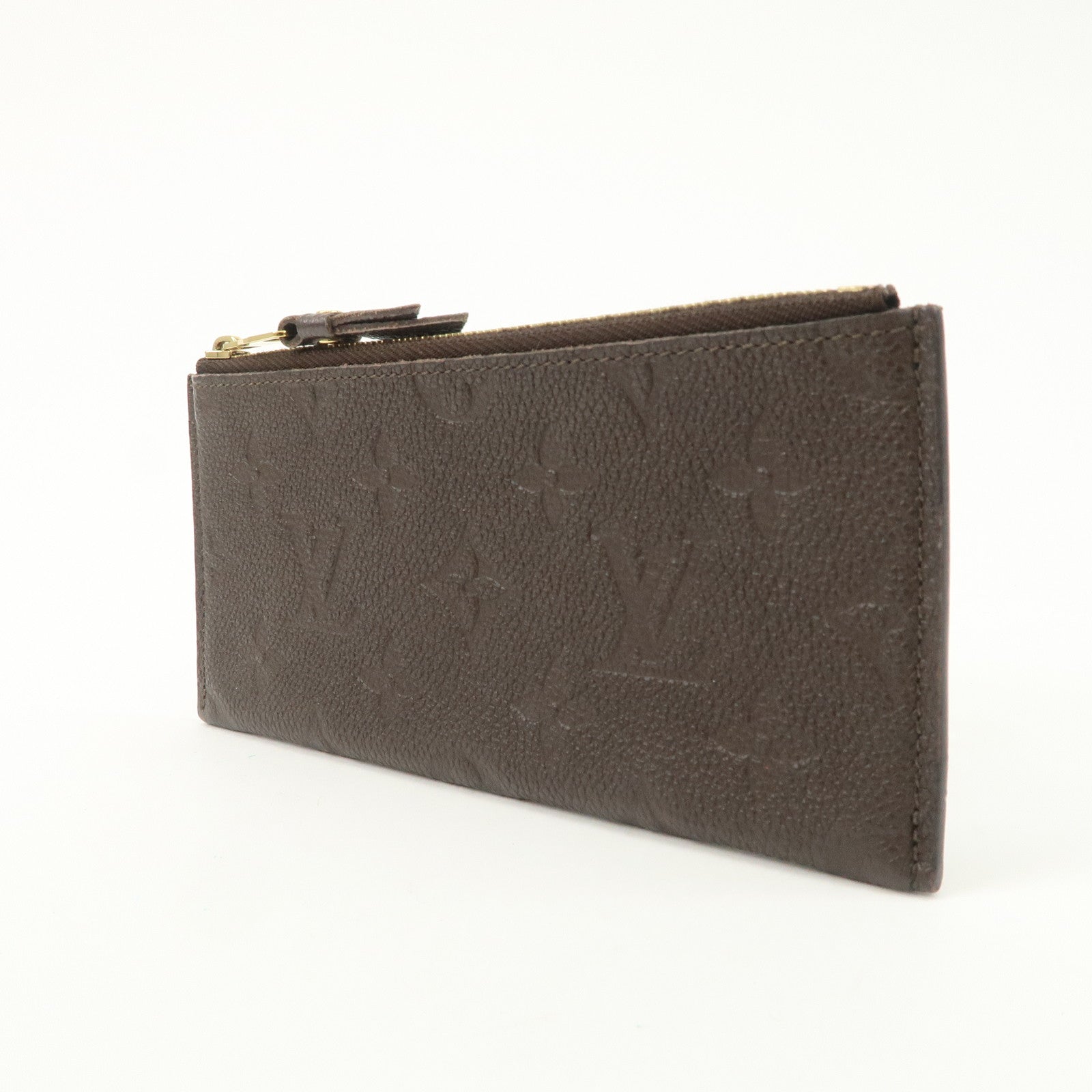 Louis Vuitton Empreinte Portefeuille Curieuse Pouch Brown M60300 Used