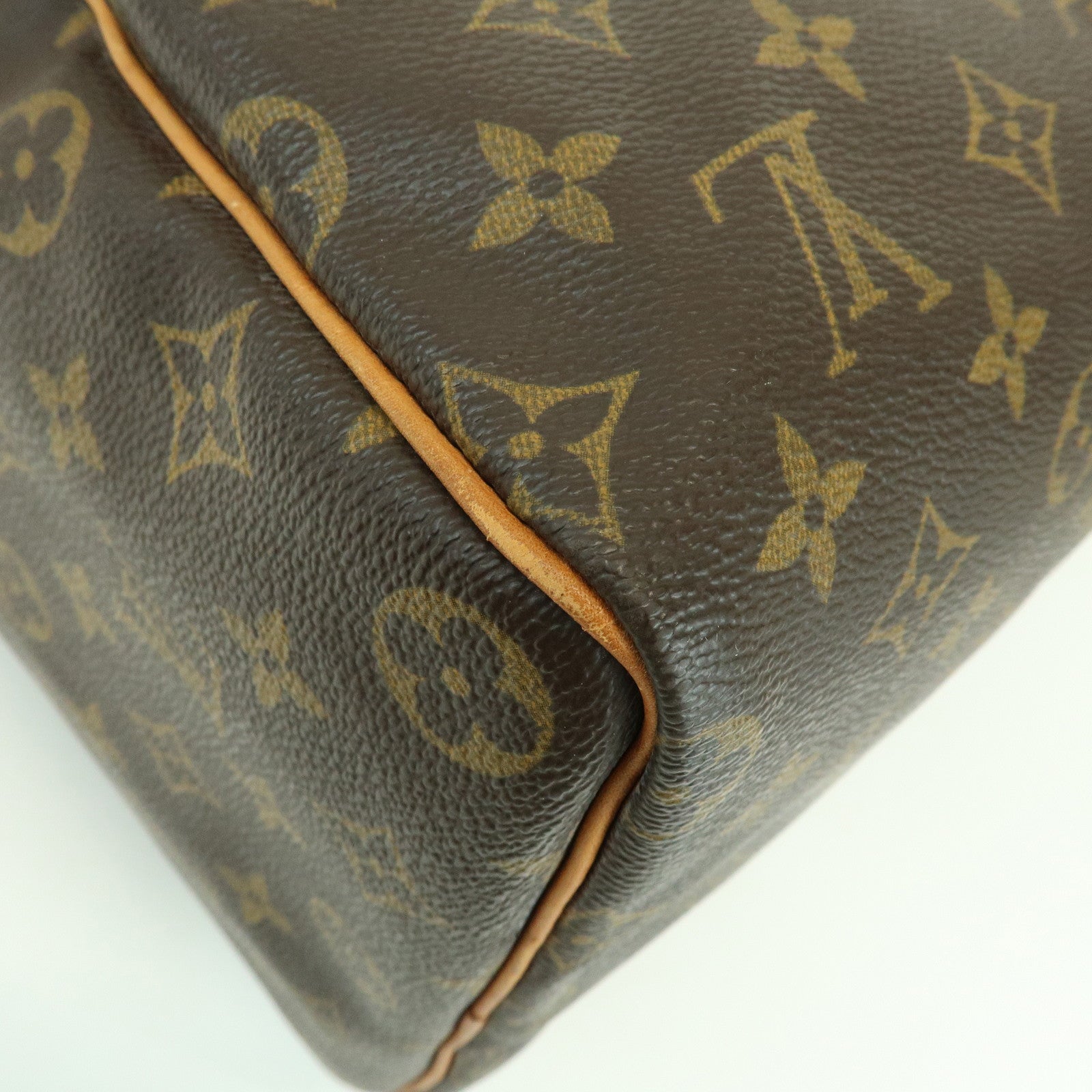 Louis Vuitton Monogram Speedy 40 Hand Bag Boston Bag Brown M41522
