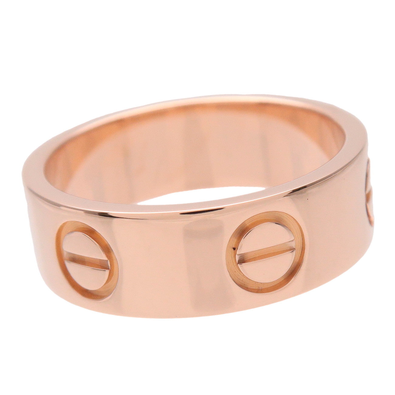 Cartier Love Ring K18 750PG Rose Gold #47 US4-4.5 EU47 HK9
