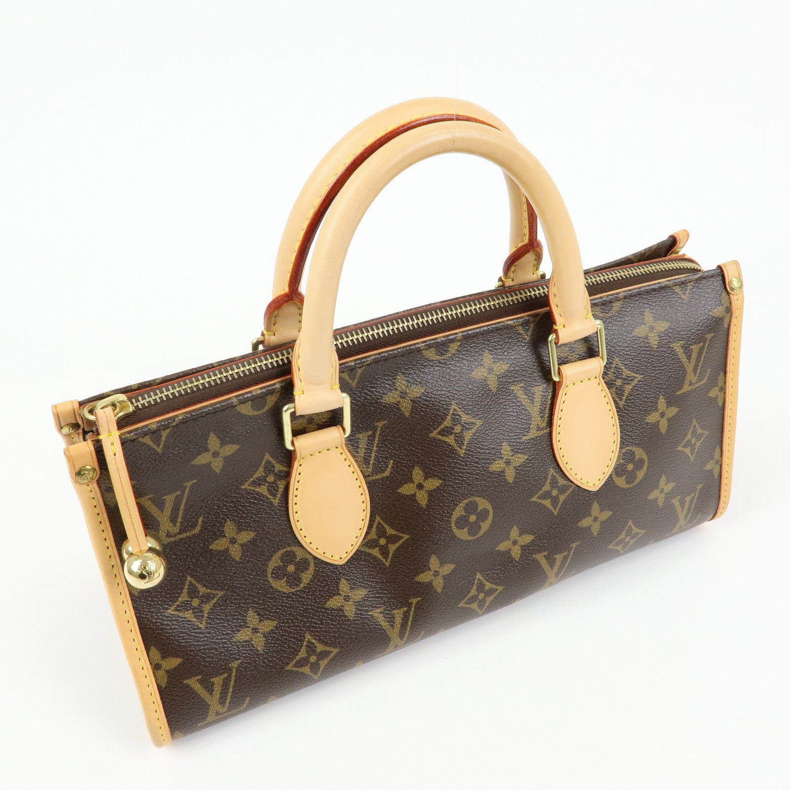 Louis Vuitton Monogram Popincourt Hand Bag Brown M40009