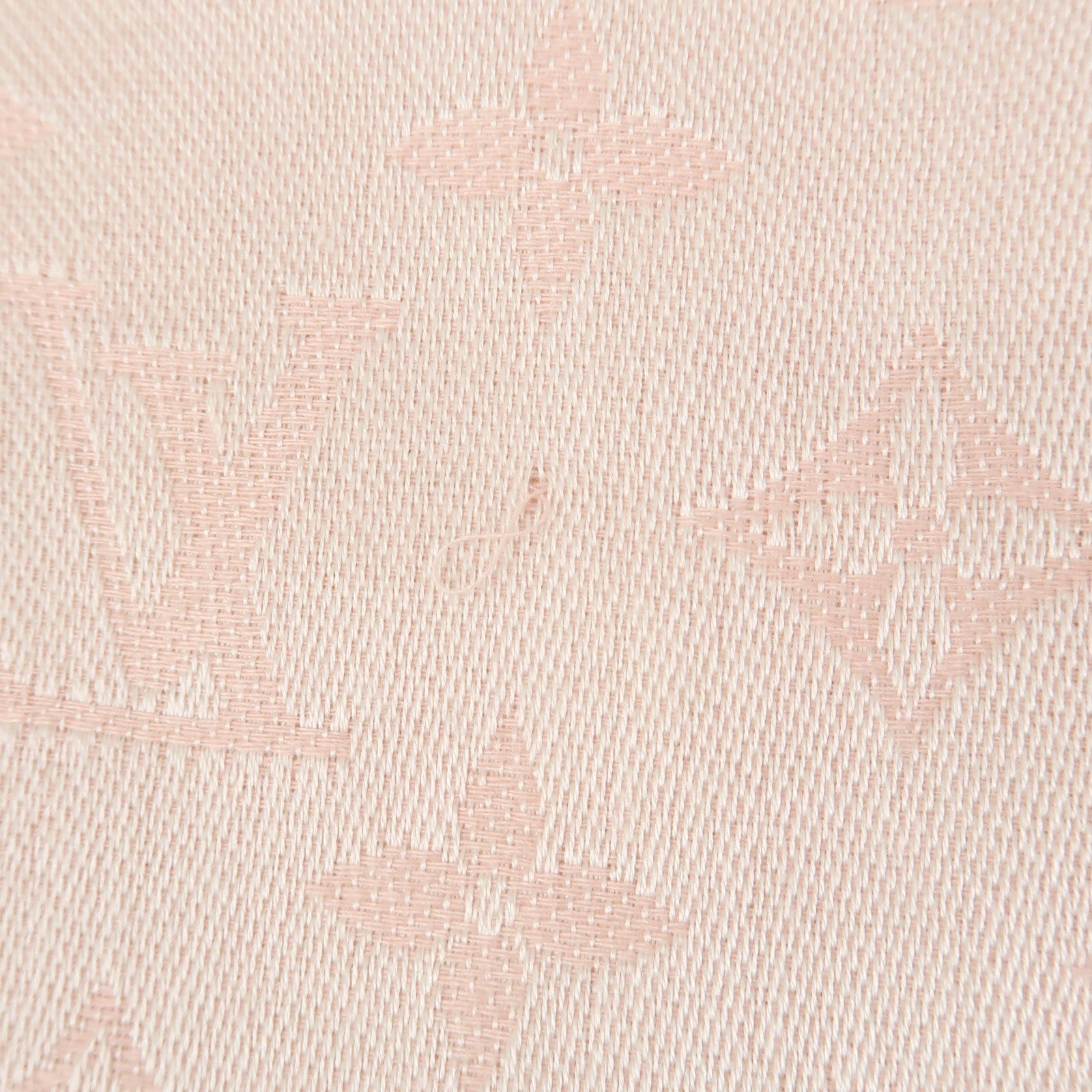 Louis Vuitton Monogram Silk Wook Shawl Scarf Rose Pink M72046