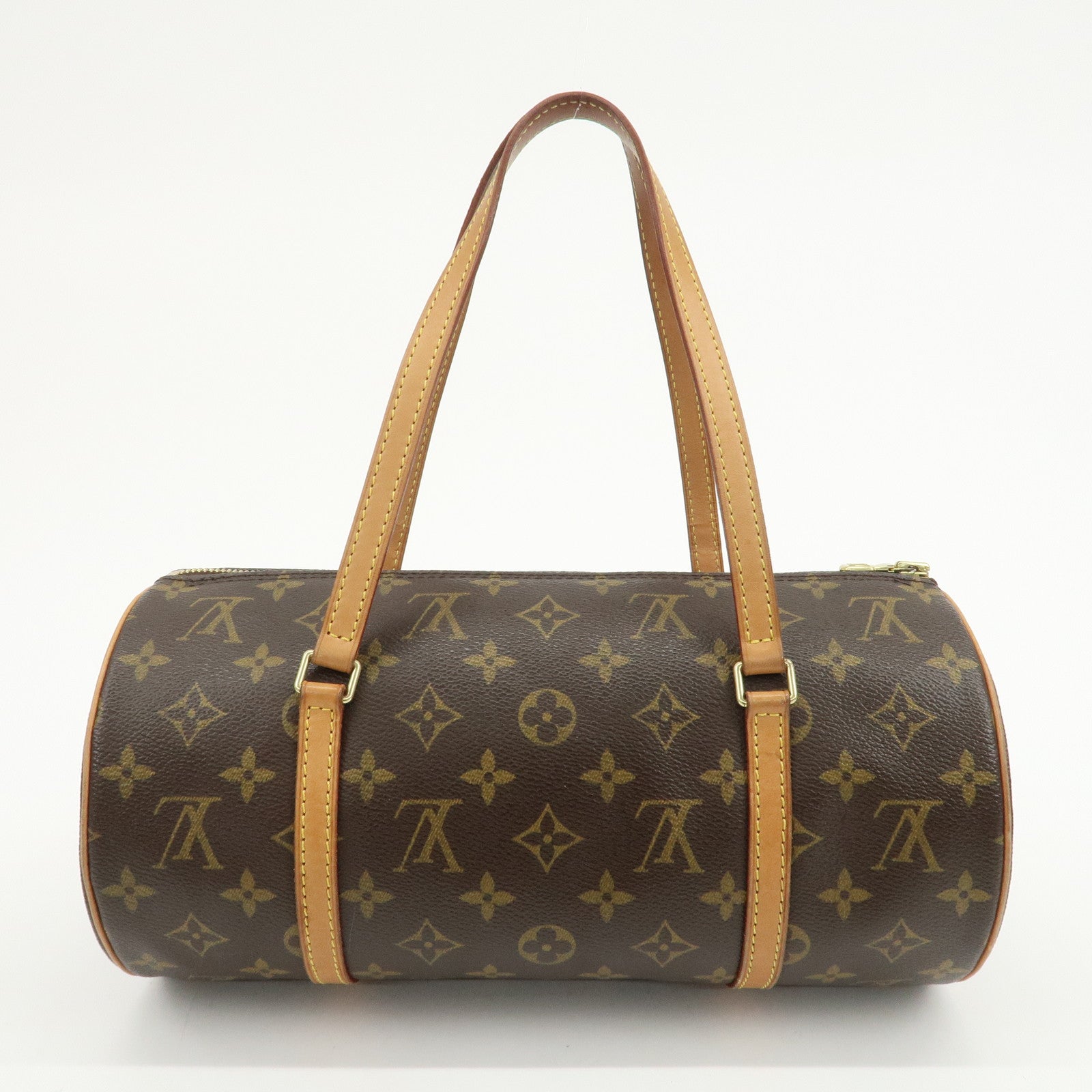 Louis Vuitton Monogram Papillon 30 Hand Bag New Style Brown M51385