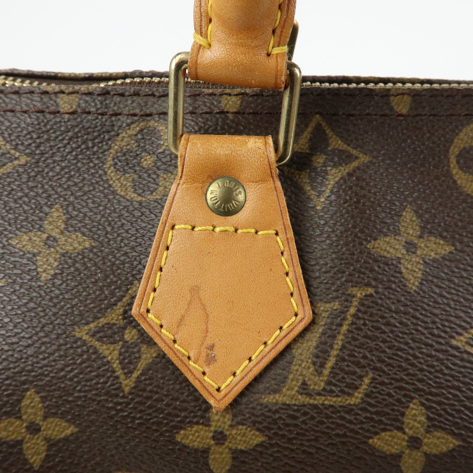 Louis Vuitton Monogram Speedy 30 Boston Bag Hand Bag Brown M41526