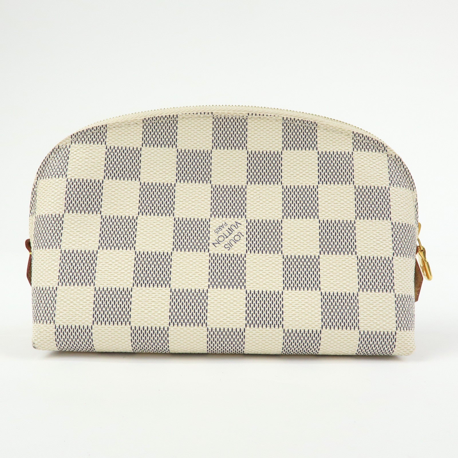 Louis Vuitton Damier Azur Canvas Pochette Cosmetic PM Pouch N60024