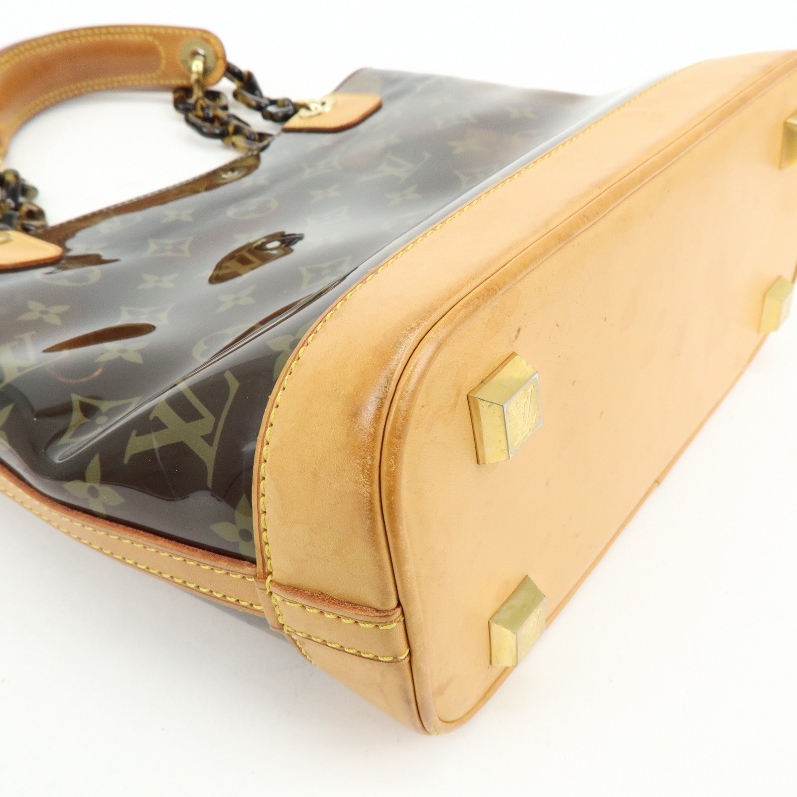 Louis Vuitton Monogram Cabas Ambre PM Tote Bag Clear Brown M92502