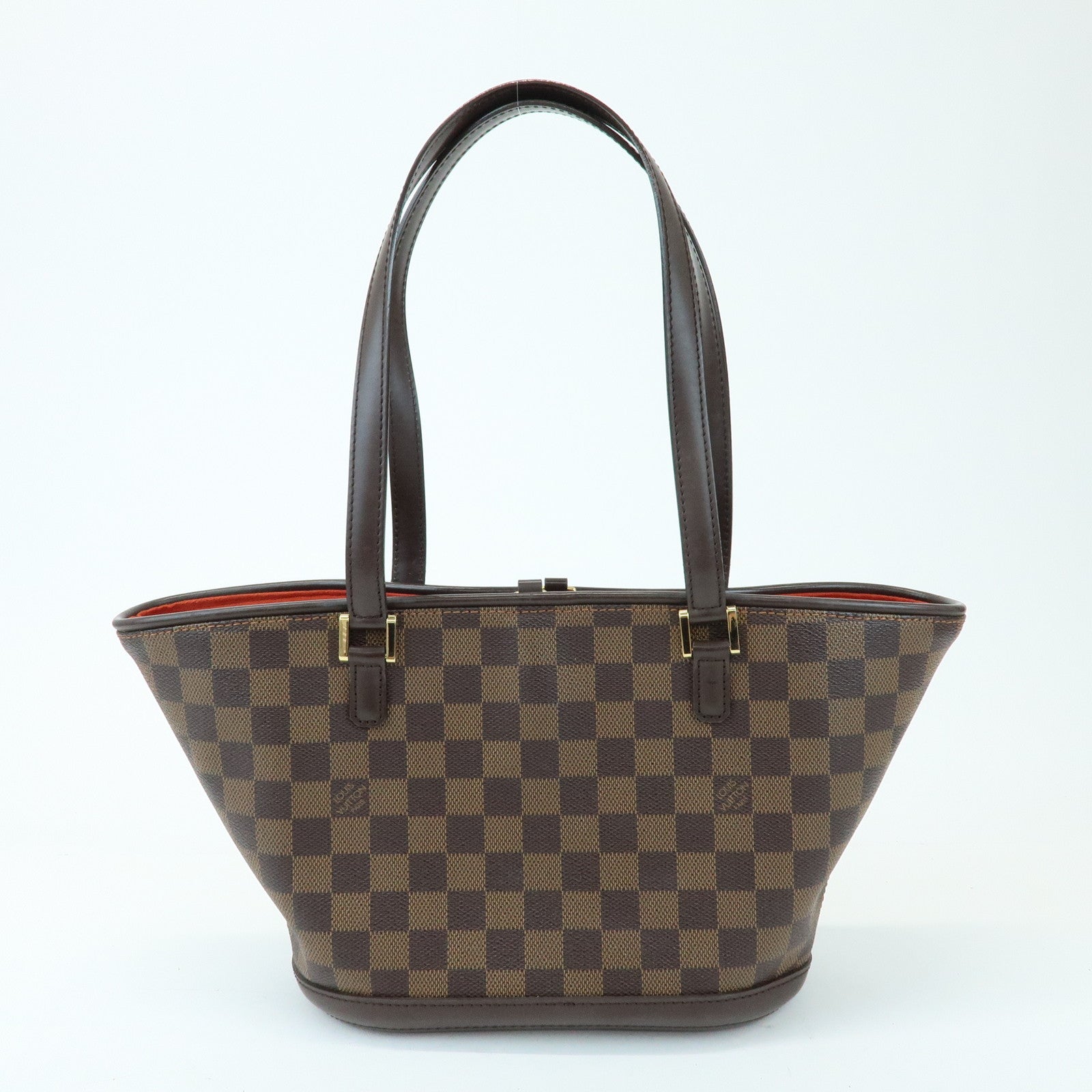 Louis Vuitton Damier Manosque PM Canvas Tote Bag Ebene N51121