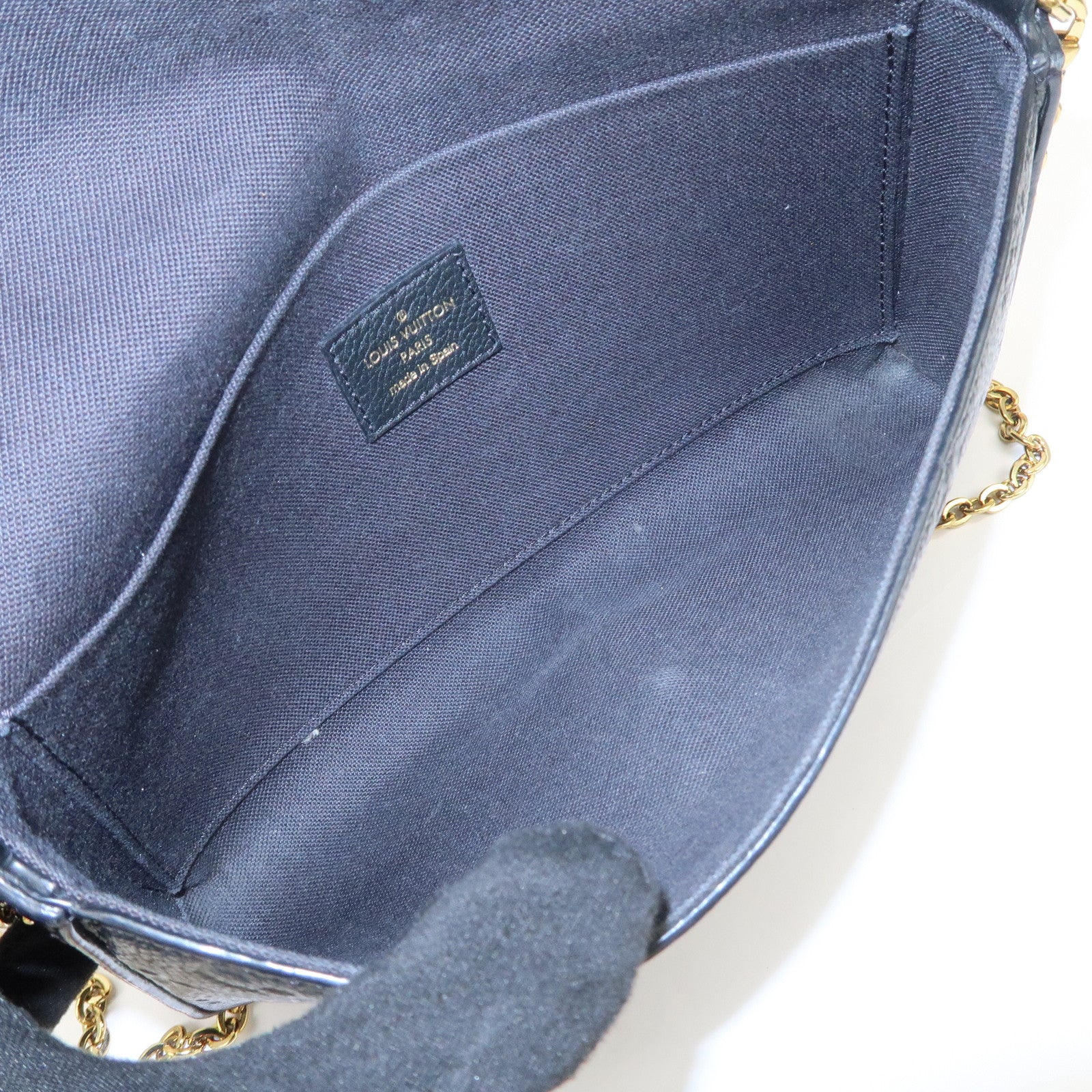 Louis Vuitton Monogram Empreinte Pochette Felicie Noir M82477