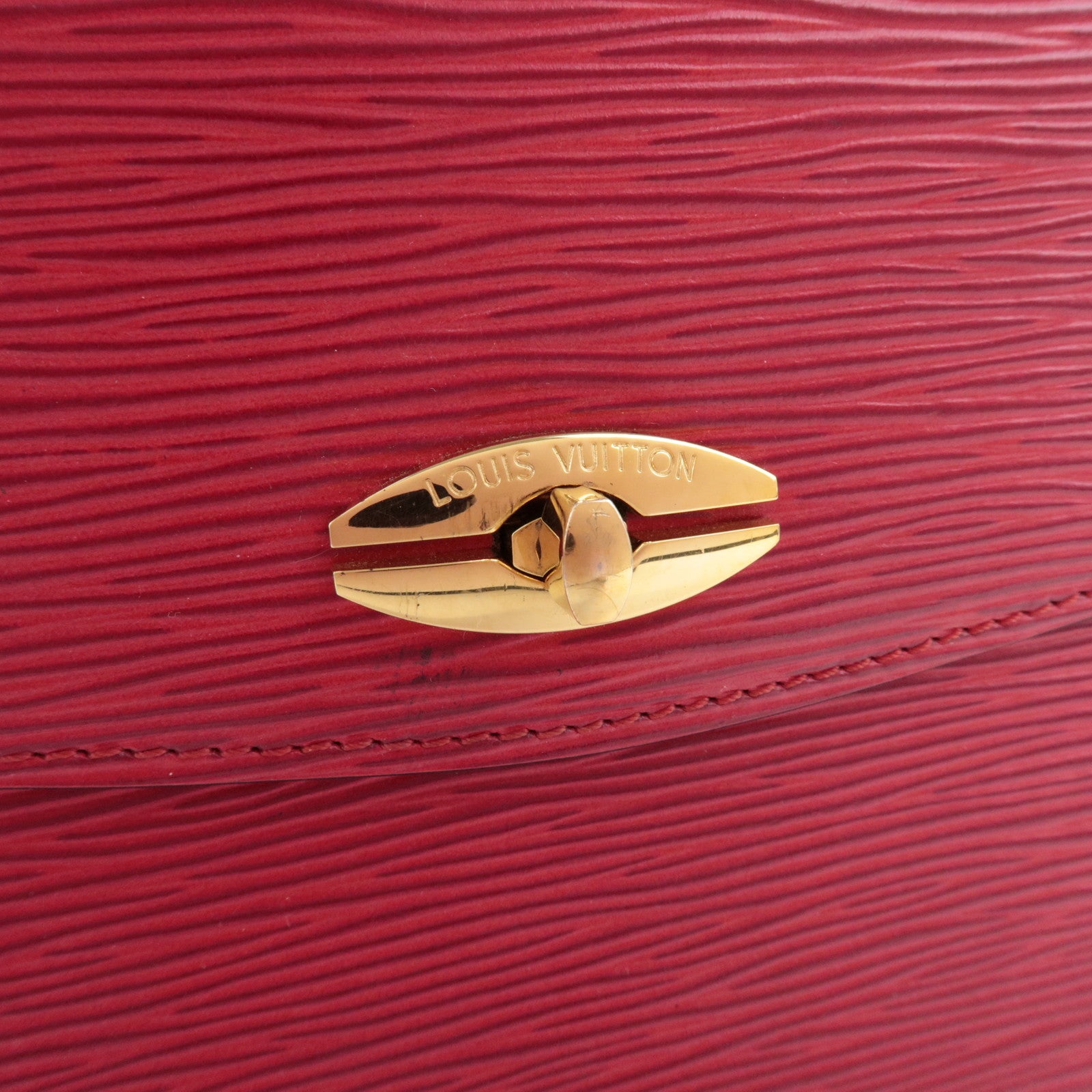 Louis Vuitton Epi Leather Marceau Hand Bag Castilian Red M52377