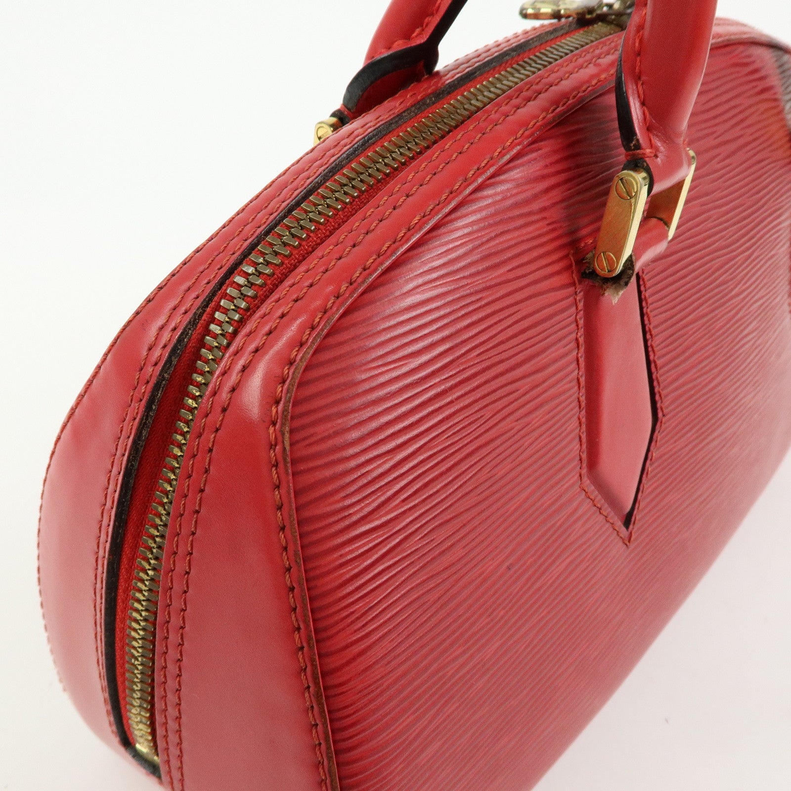 Louis Vuitton Epi Leather Jasmine Hand Bag Castilian Red M52087