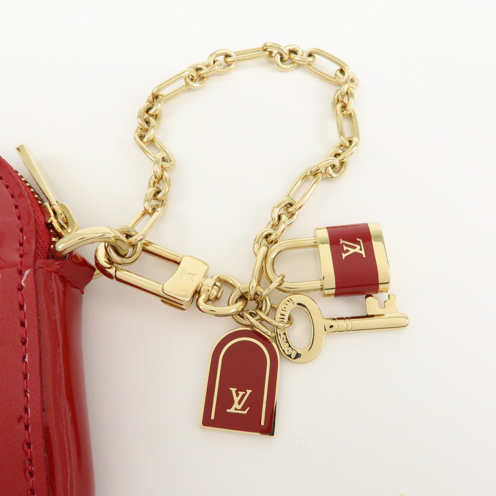 Louis Vuitton Monogram Vernis Porte Monnaie Coeur Coin Case M93562