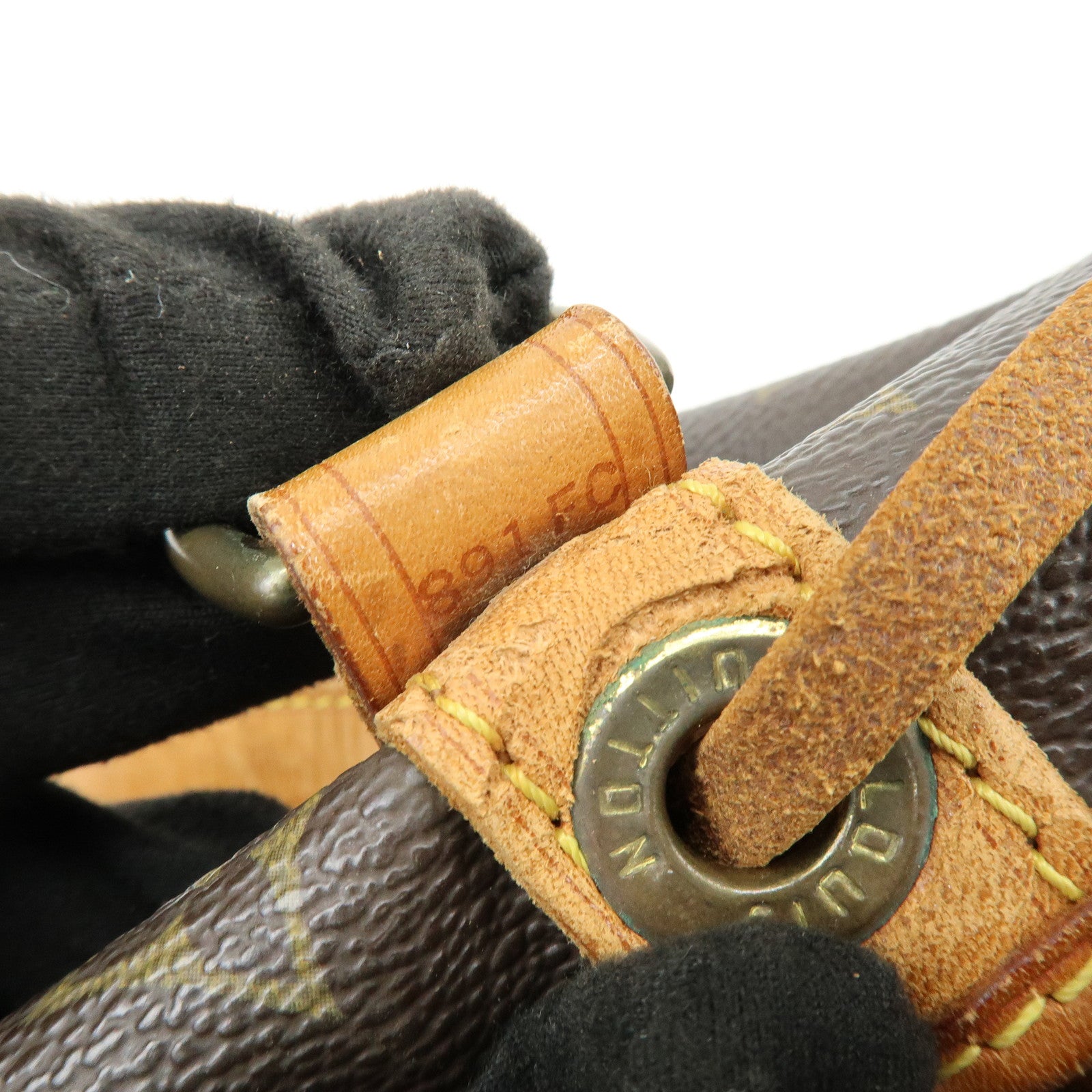 Louis Vuitton Monogram Petit Noe Shoulder Bag Brown M42226