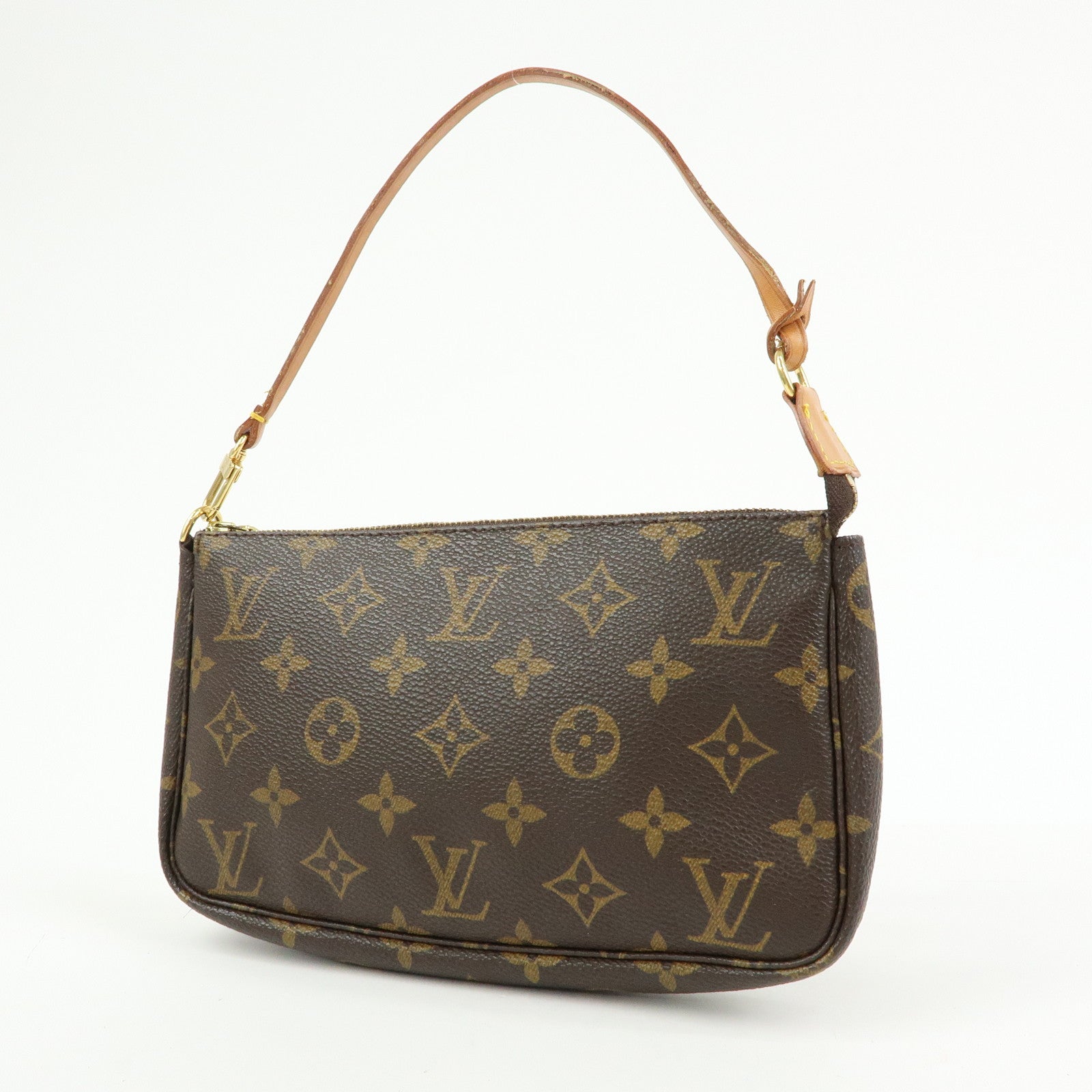 Louis Vuitton Monogram Pochette Accessoires Pouch Hand Bag M51980