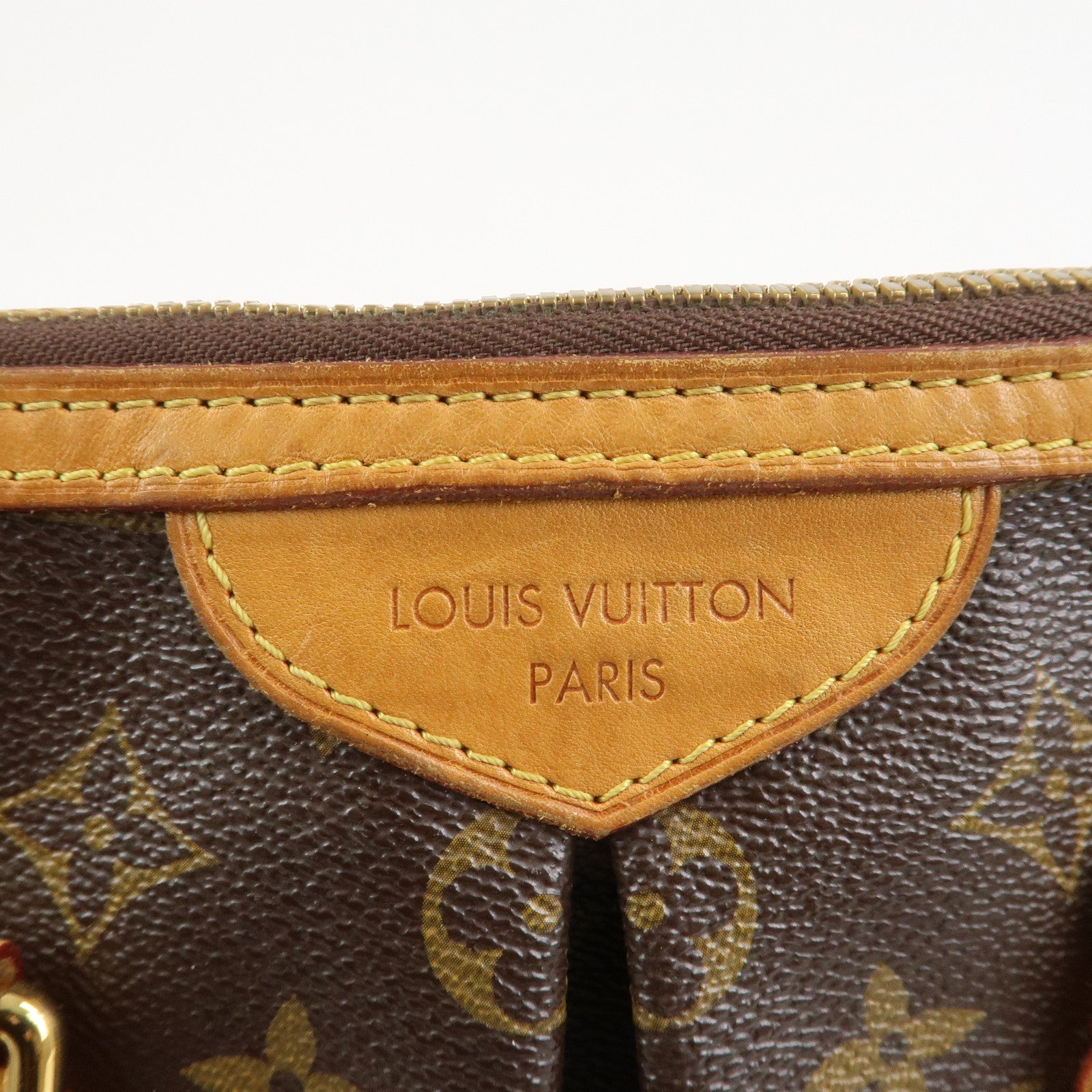 Louis Vuitton Monogram Palermo PM 2Way Bag Hand Bag Brown M40145