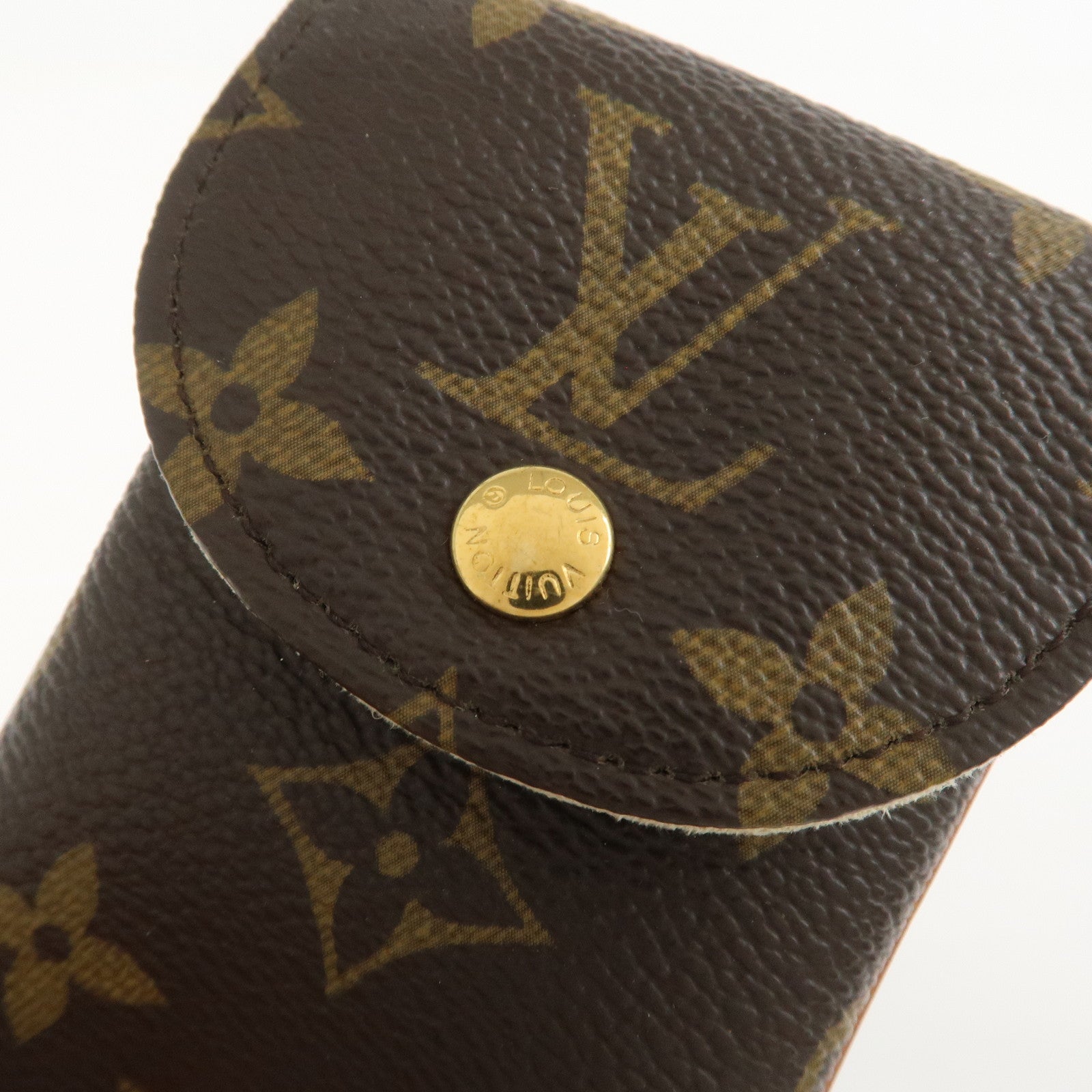 Louis Vuitton Monogram Etui Telefonne MM Phone Case Brown M66546
