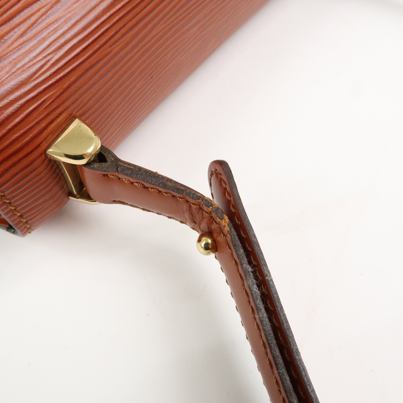 Louis Vuitton Epi Tilsit Shoulder Hand Bag Kenya Brown M52483