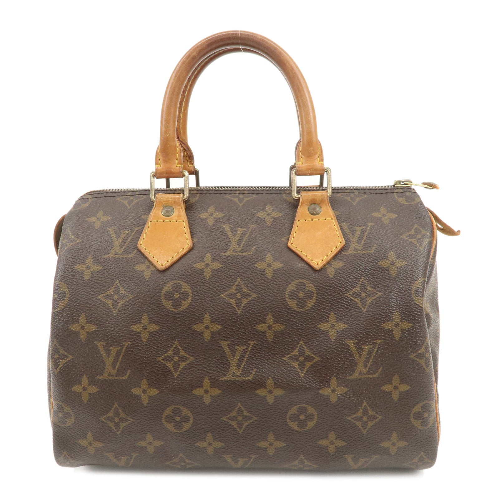 Louis Vuitton Monogram Speedy 25 Boston Bag Hand Bag Brown M41528