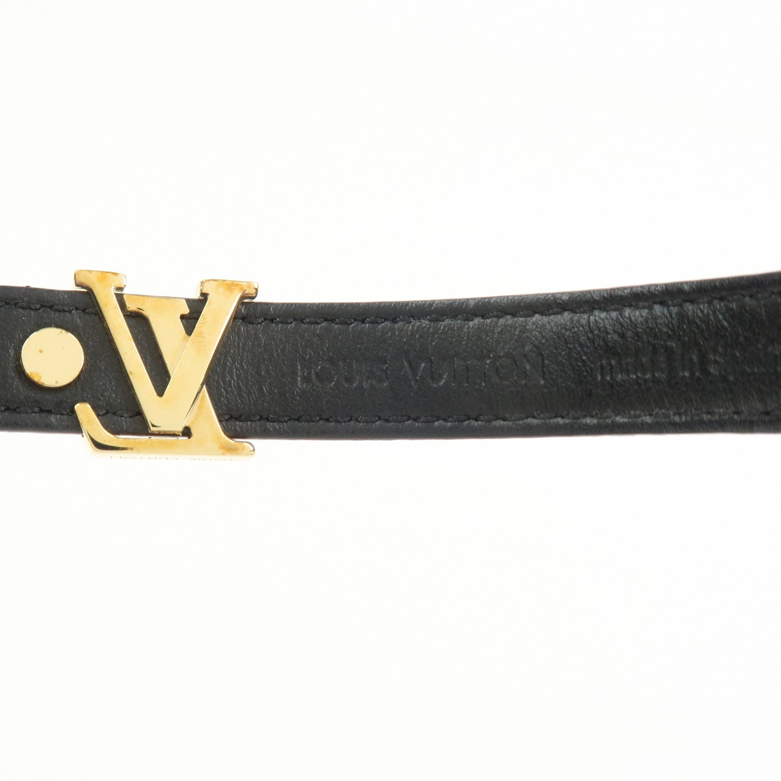 Louis Vuitton Monogram LV Iconic Bracelet Brown M8526