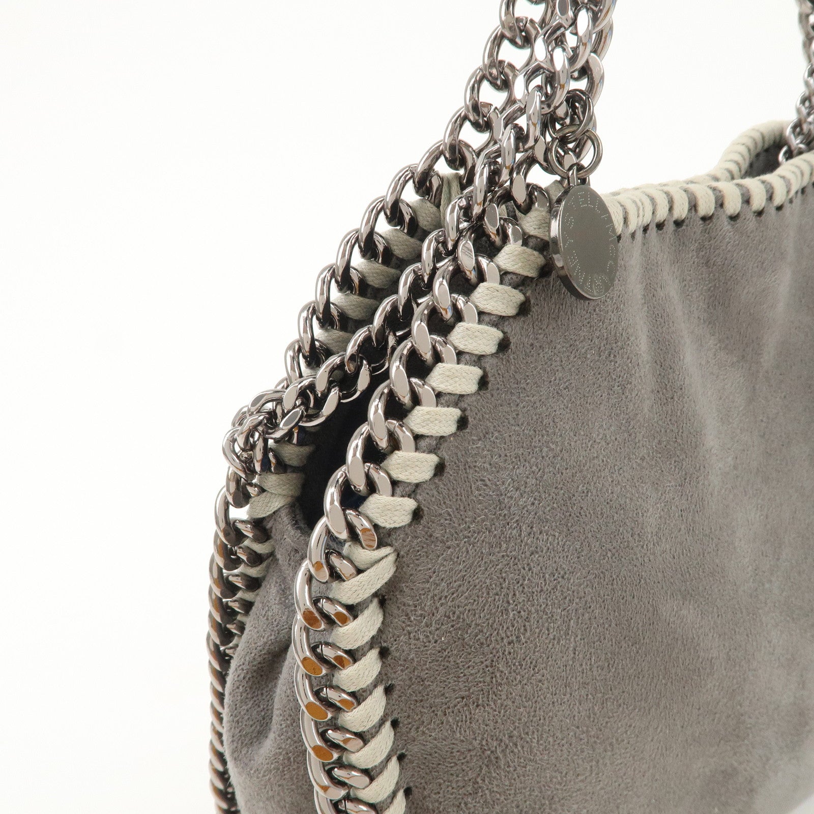 STELLA MCCARTNEY Polyester Falabella 2Way Bag Gray 371223