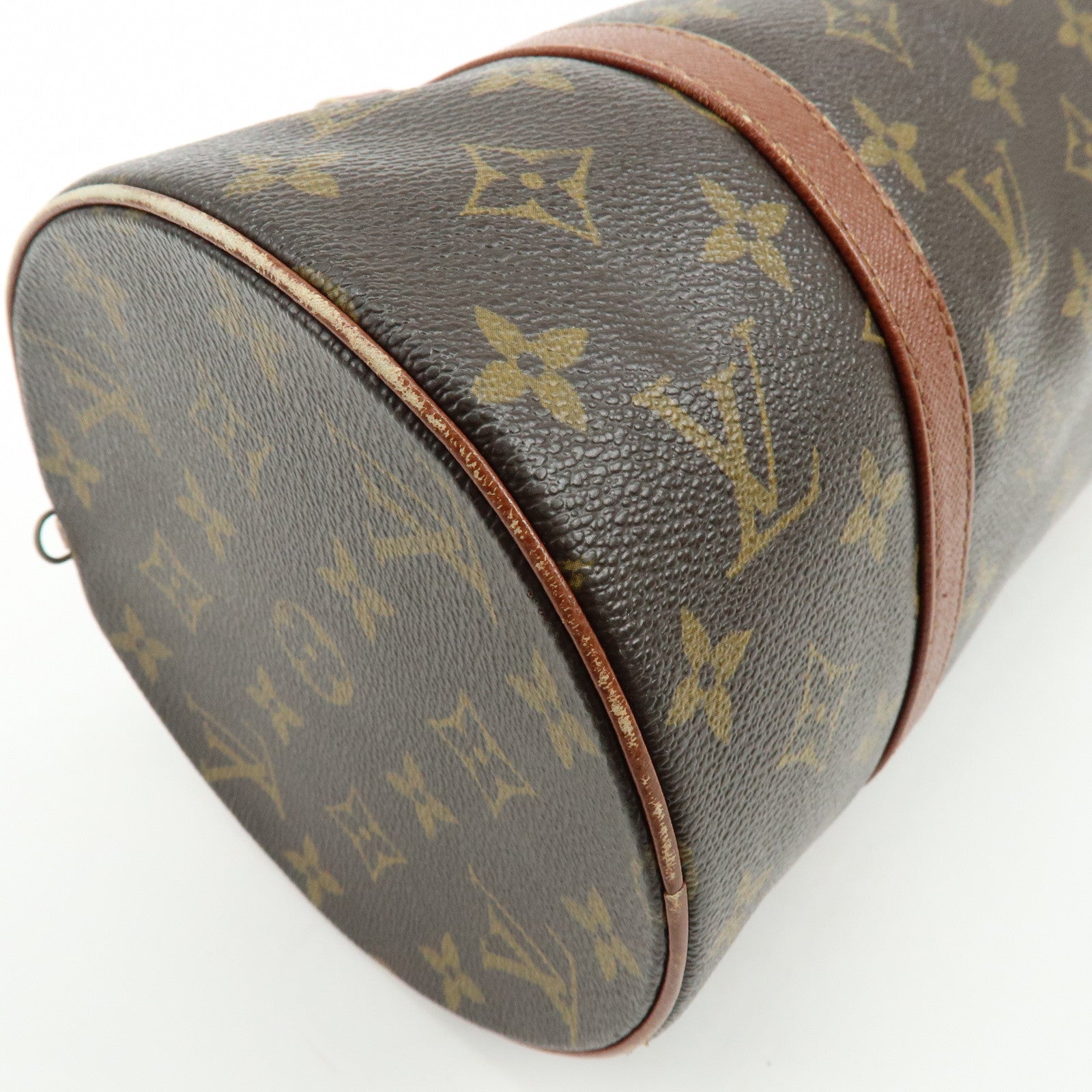 Louis Vuitton Monogram Papillon 30 Hand Bag Brown M51365