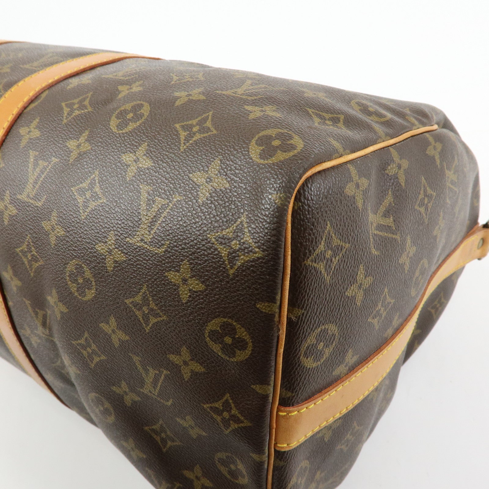 Louis Vuitton Monogram Keep All Bandouliere 50 Boston Bag M41416