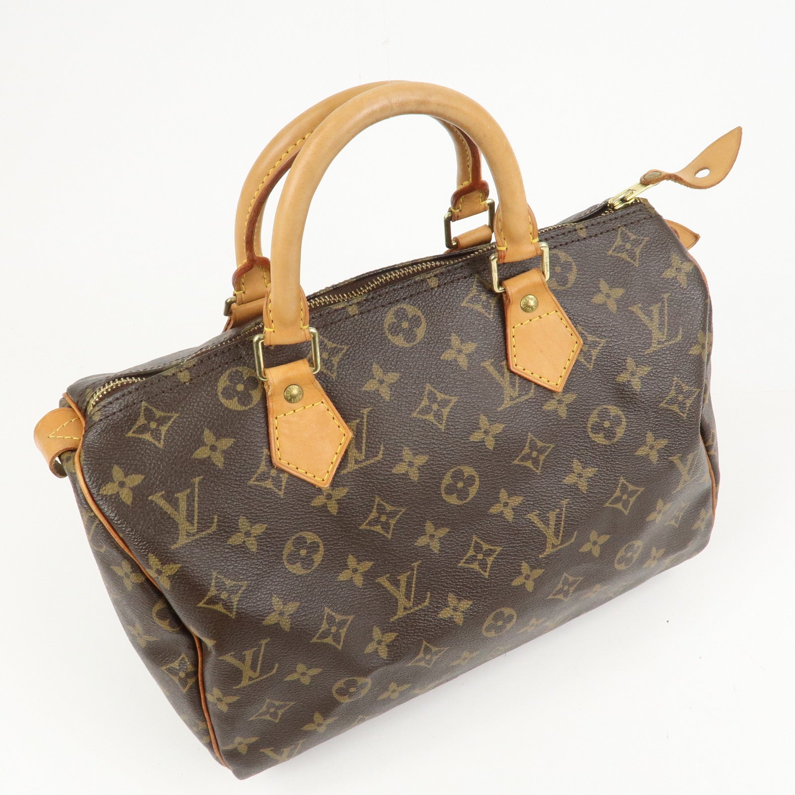 Louis Vuitton Monogram Speedy 30 Boston Bag Hand Bag Brown M41526
