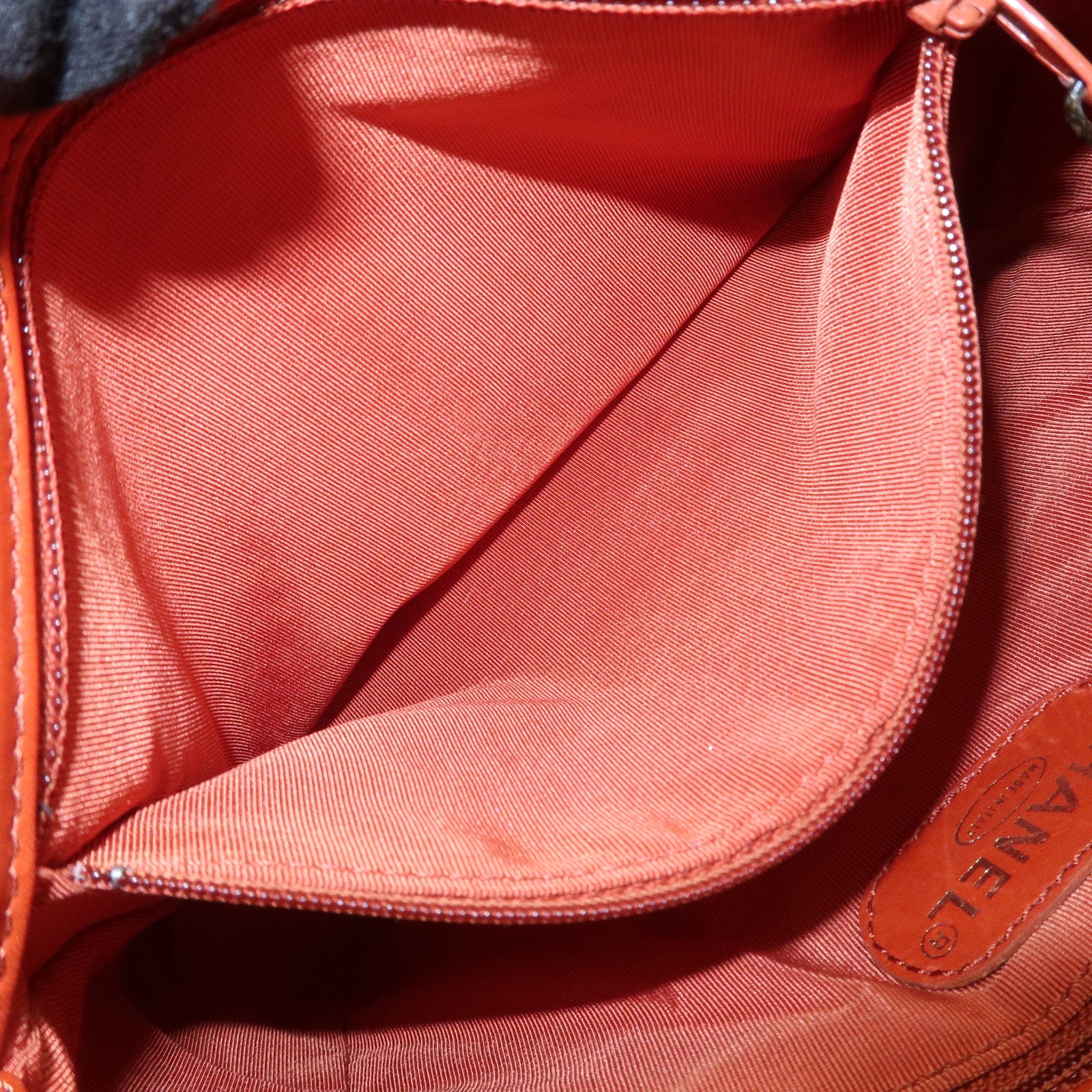 CHANEL COCO Mark Calf Leather Shoulder Bag Hand Bag Brown