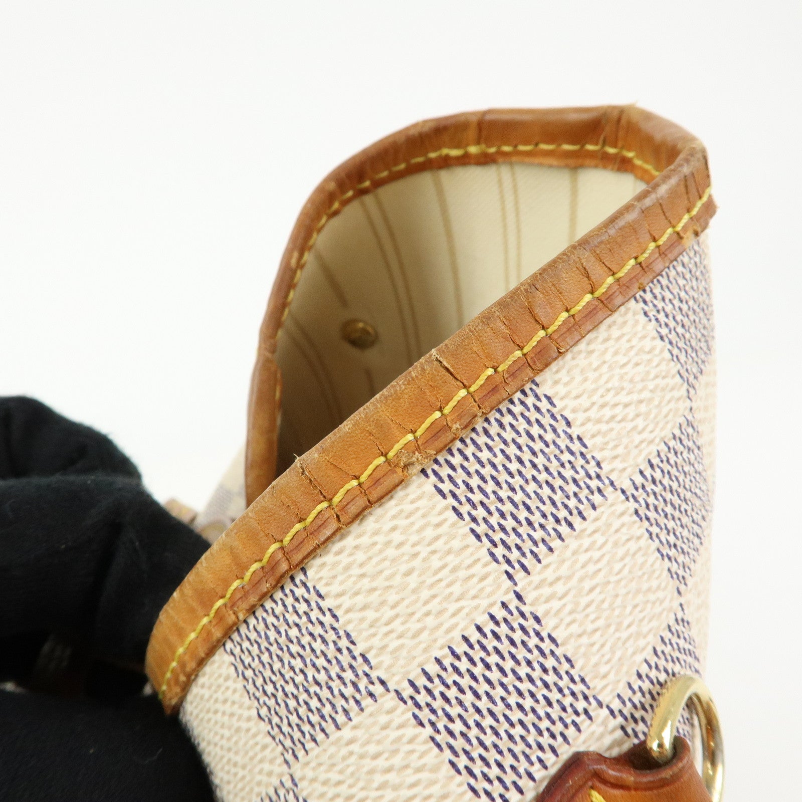 Louis Vuitton Damier Azur Neverfull MM Tote Bag Shoulder Bag N51107