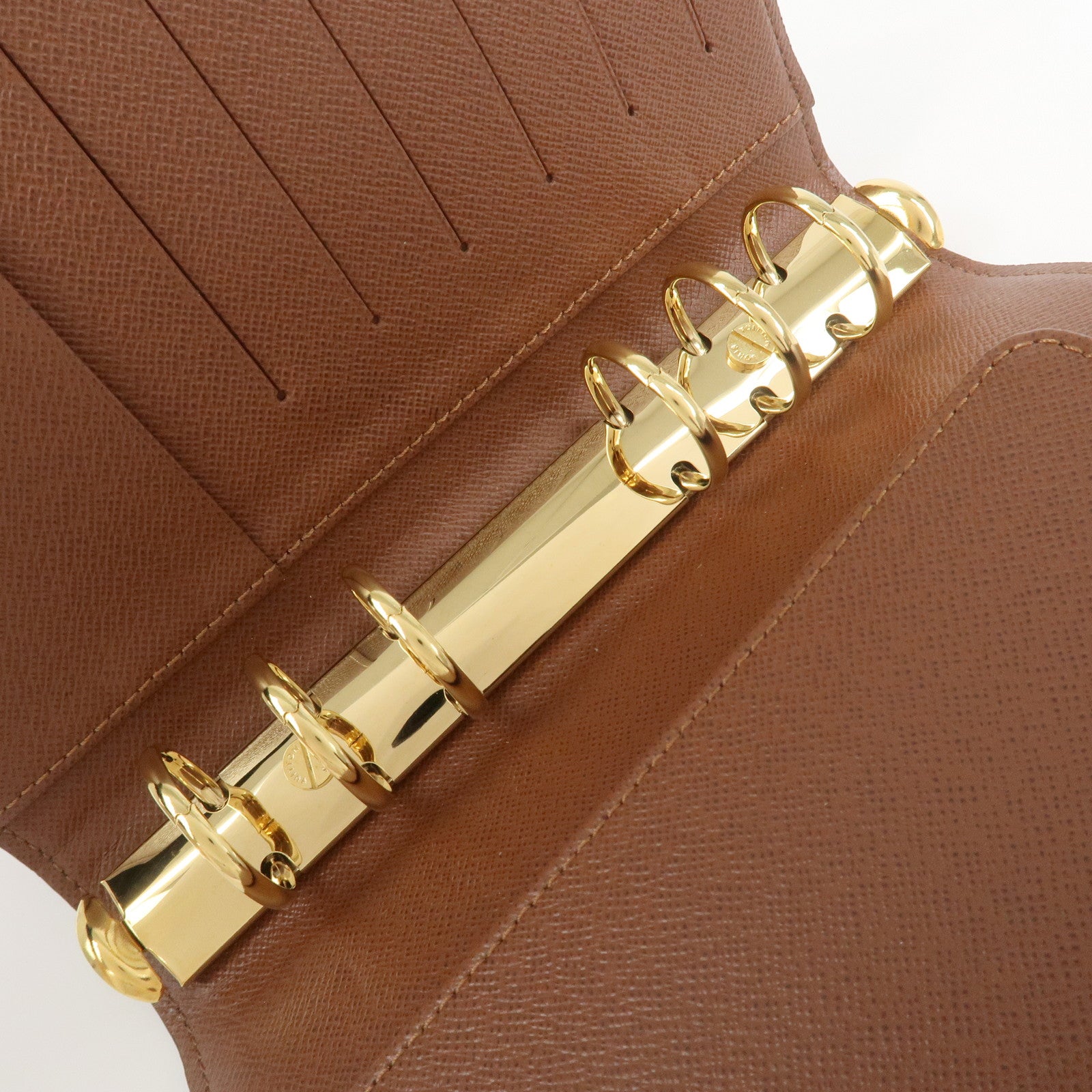 Louis Vuitton Monogram Agenda MM Planner Cover Brown R20105
