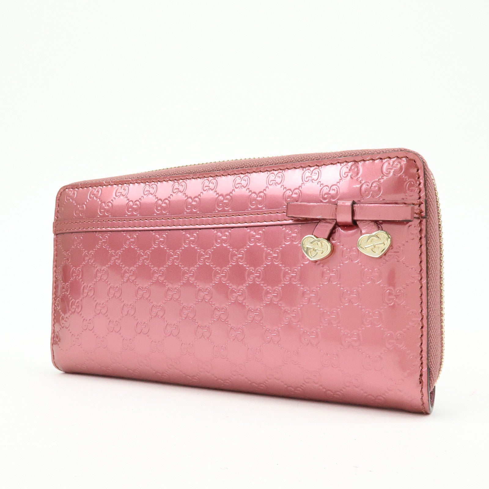 GUCCI Interlocking G Lovely Heart Microguccissima Wallet 307997