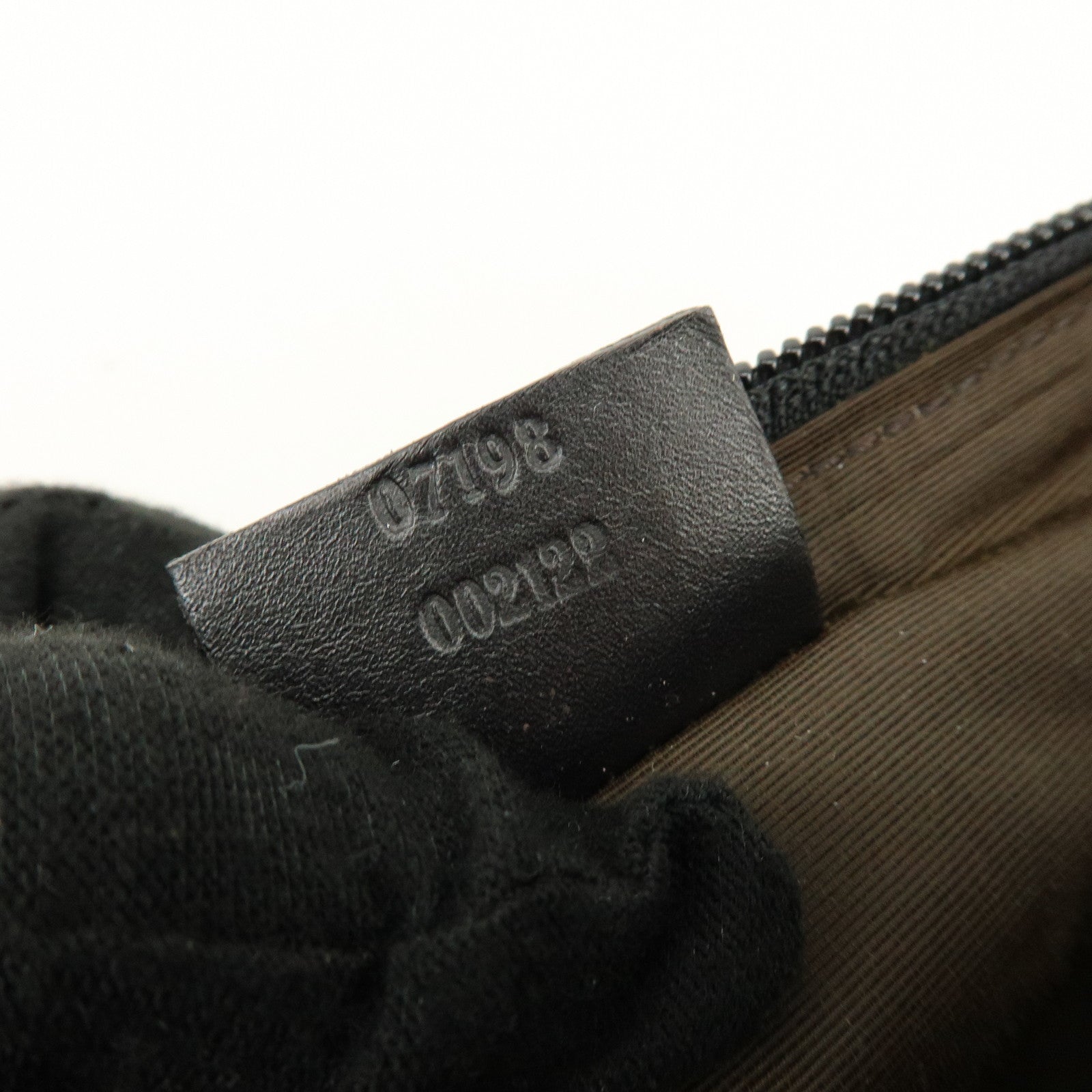 GUCCI Boat Bag GG Canvas Leather Hand Bag Brwon 07198